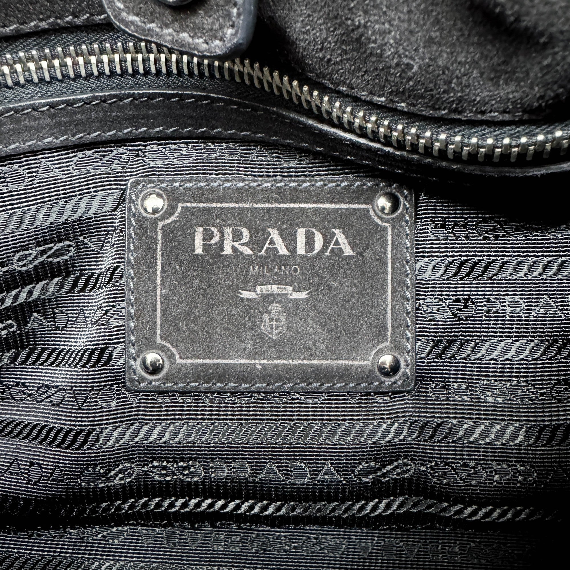 Canapa GM Black and Grey Eco-Fur Tote Bag - Image 21