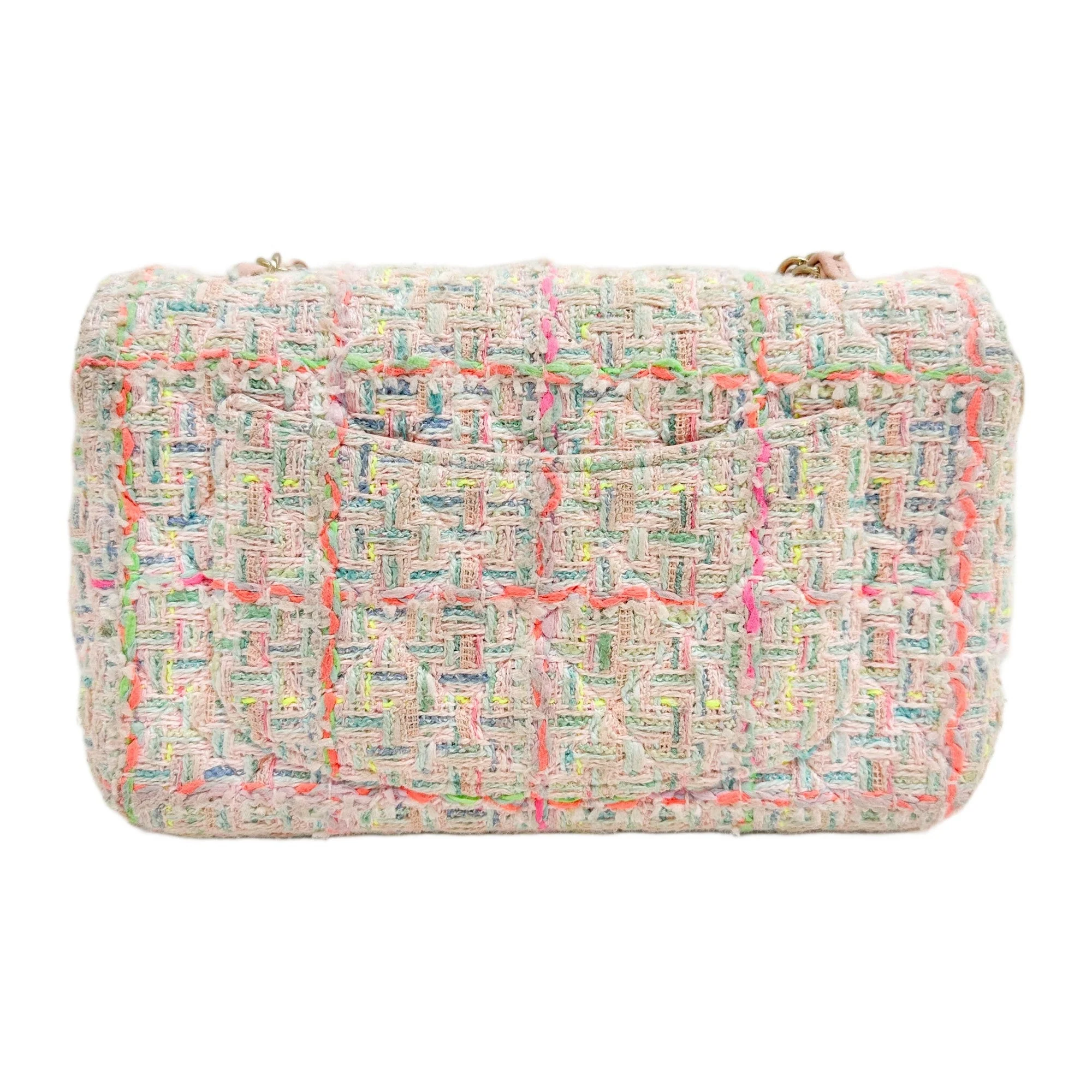 Classic Flap 2021-2026 Multicolor Tweed Crossbody Bag - Image 2