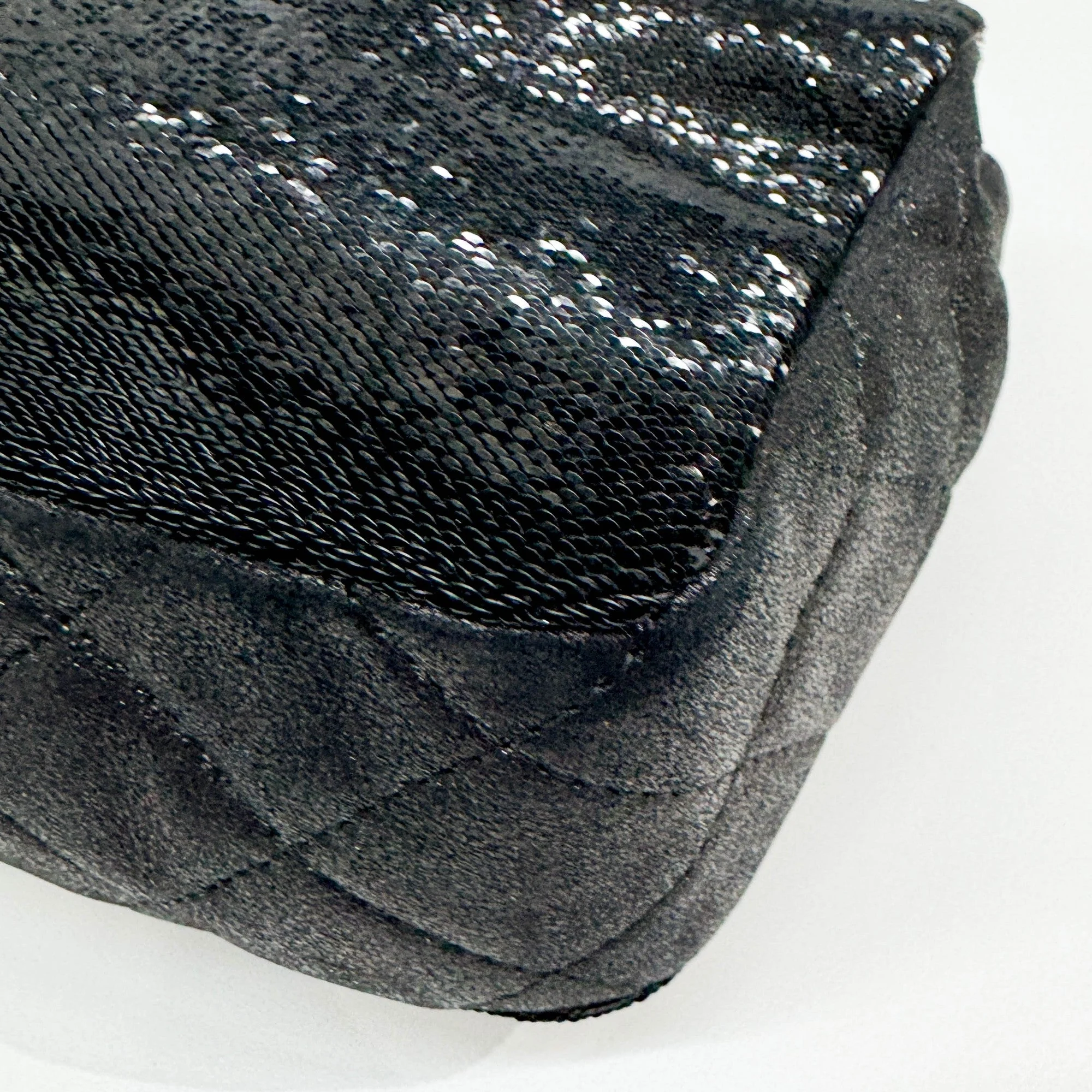 Classic Flap 2015-2016 Matelasse Black Sequin Shoulder Bag - Image 14