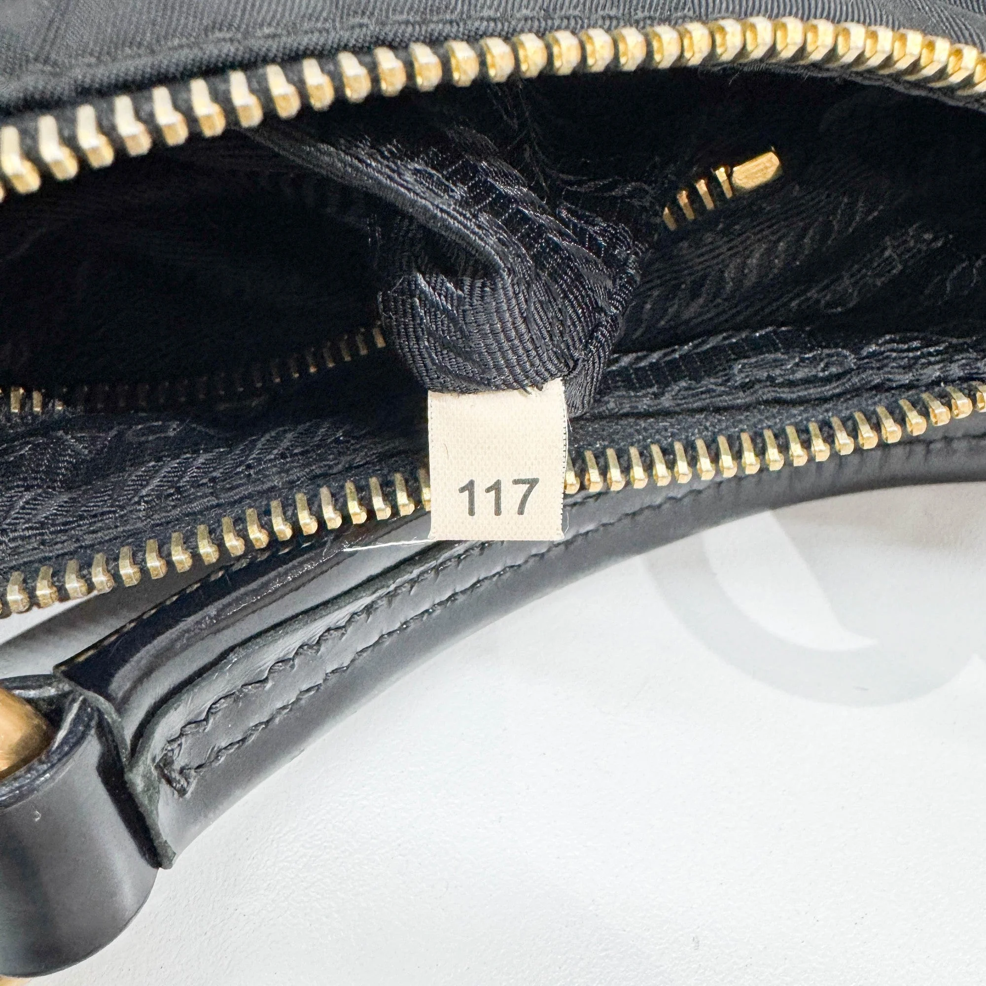Cleo Eyelet Studs Black Nylon Shoulder Bag - Image 18