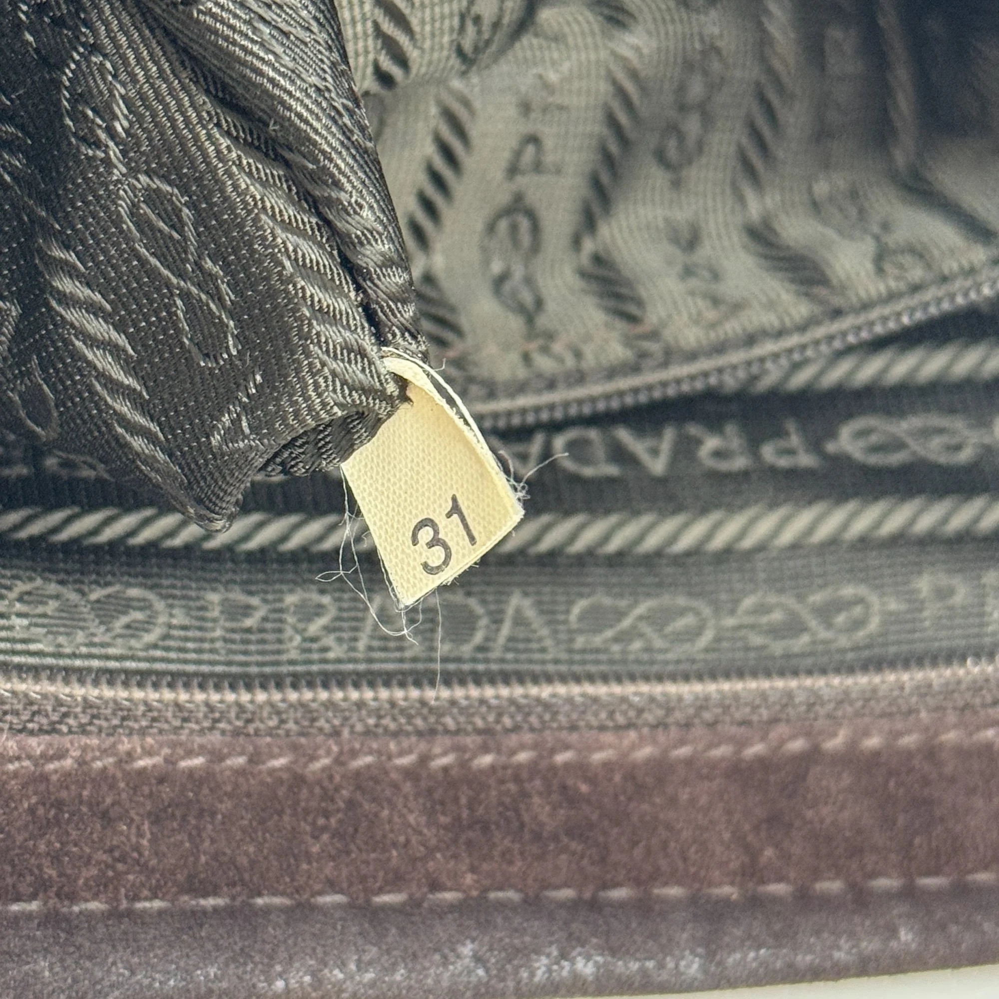 Dark Brown Suede Hand Bag - Image 16