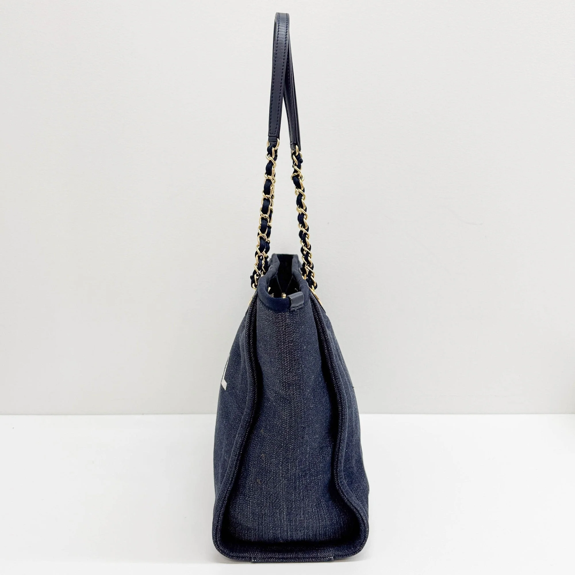 Deauville 2013 Navy Denim Tote Bag - Image 5