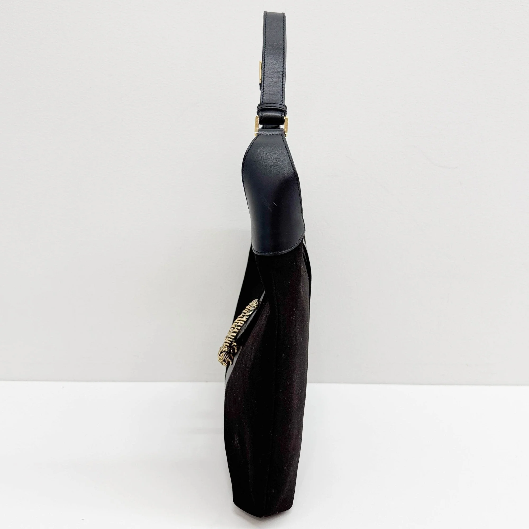 Dionysus Black Suede Shoulder Bag - Image 5