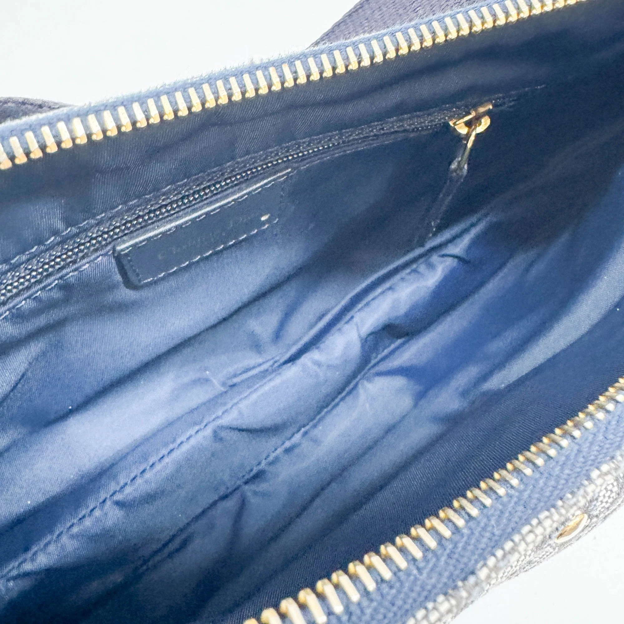 Double Saddle Pouch Blue Trotter Canvas Shoulder Bag - Image 12