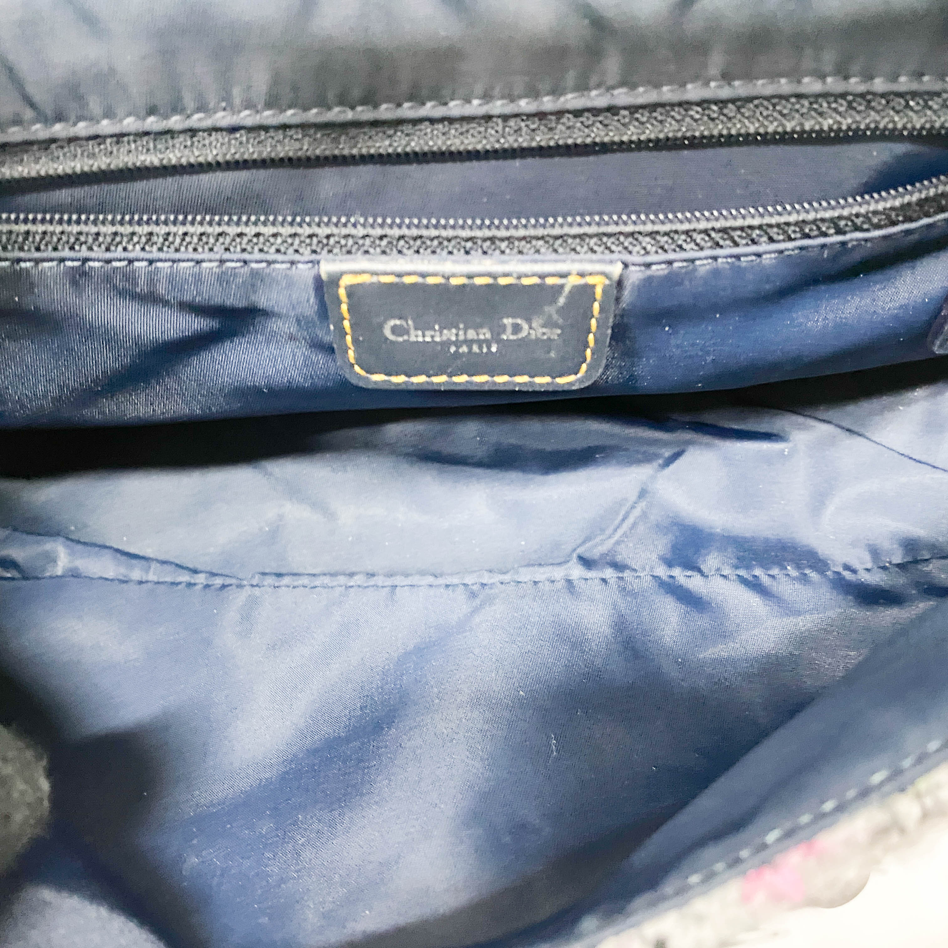 Double Saddle Wool Sequin Shoulder Bag - Image 13