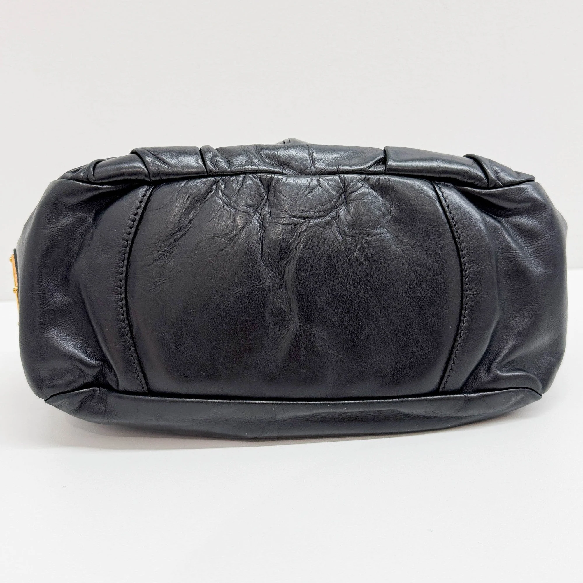 Dressy New Look Black Leather Two Way Bag - Image 8