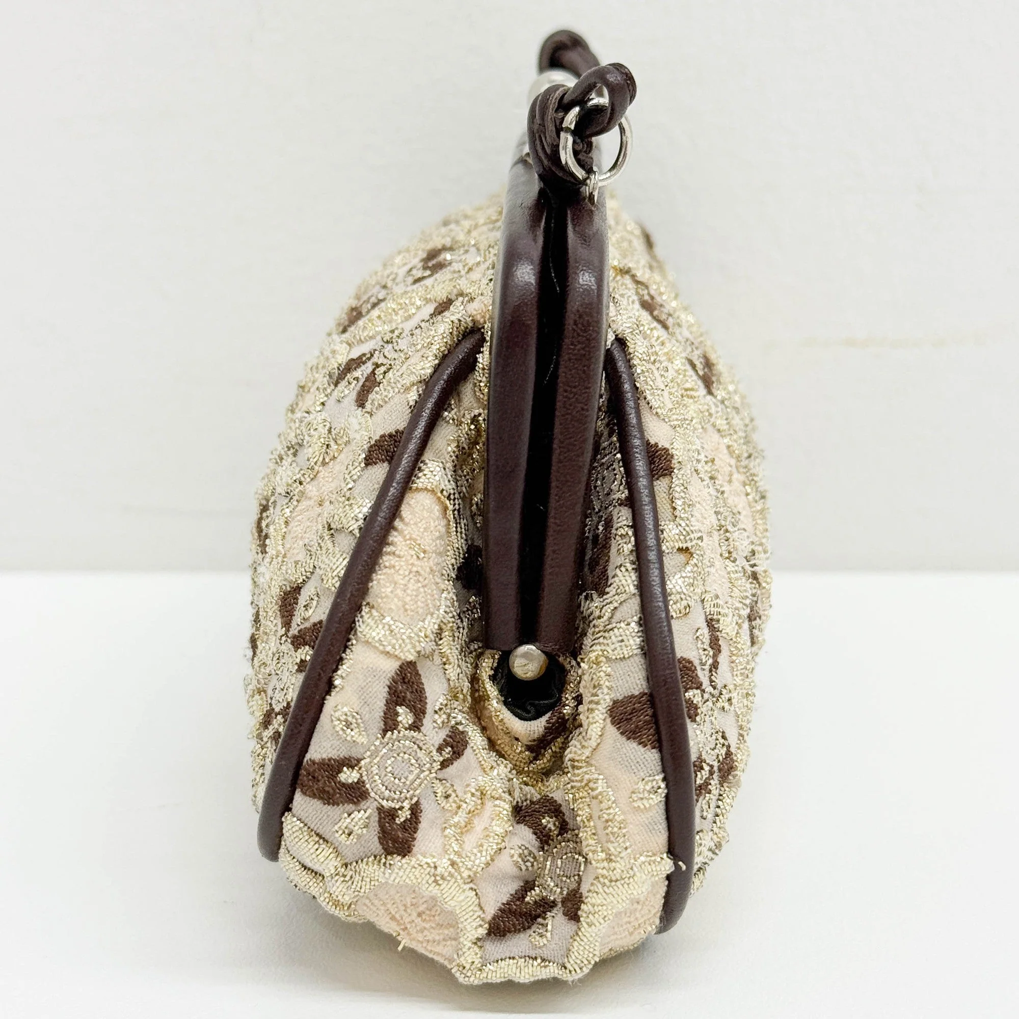 Embroidery Multicolor Viscouse Pouch Bag - Image 6