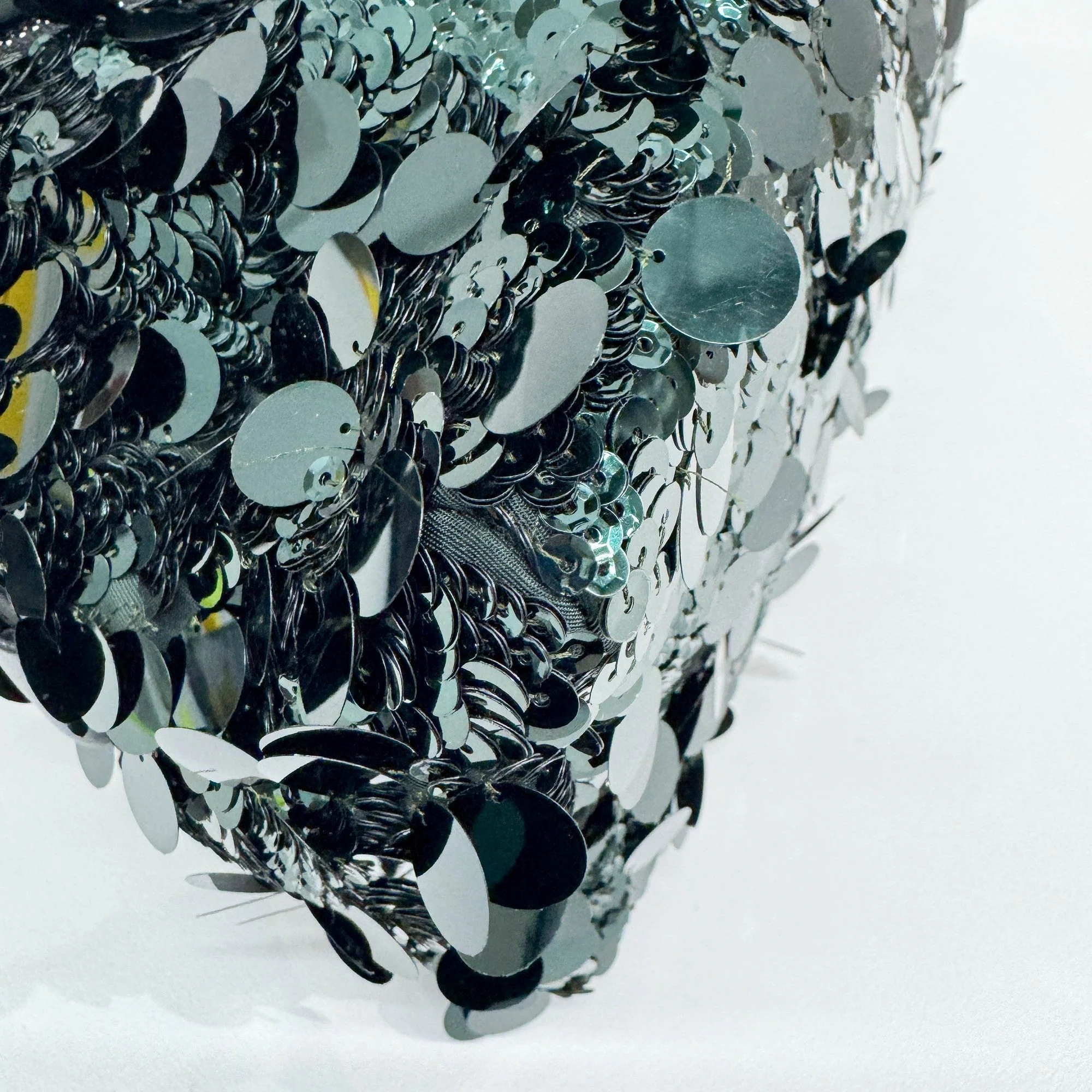 Emerald Green Sequin Shoulder Bag - Image 11