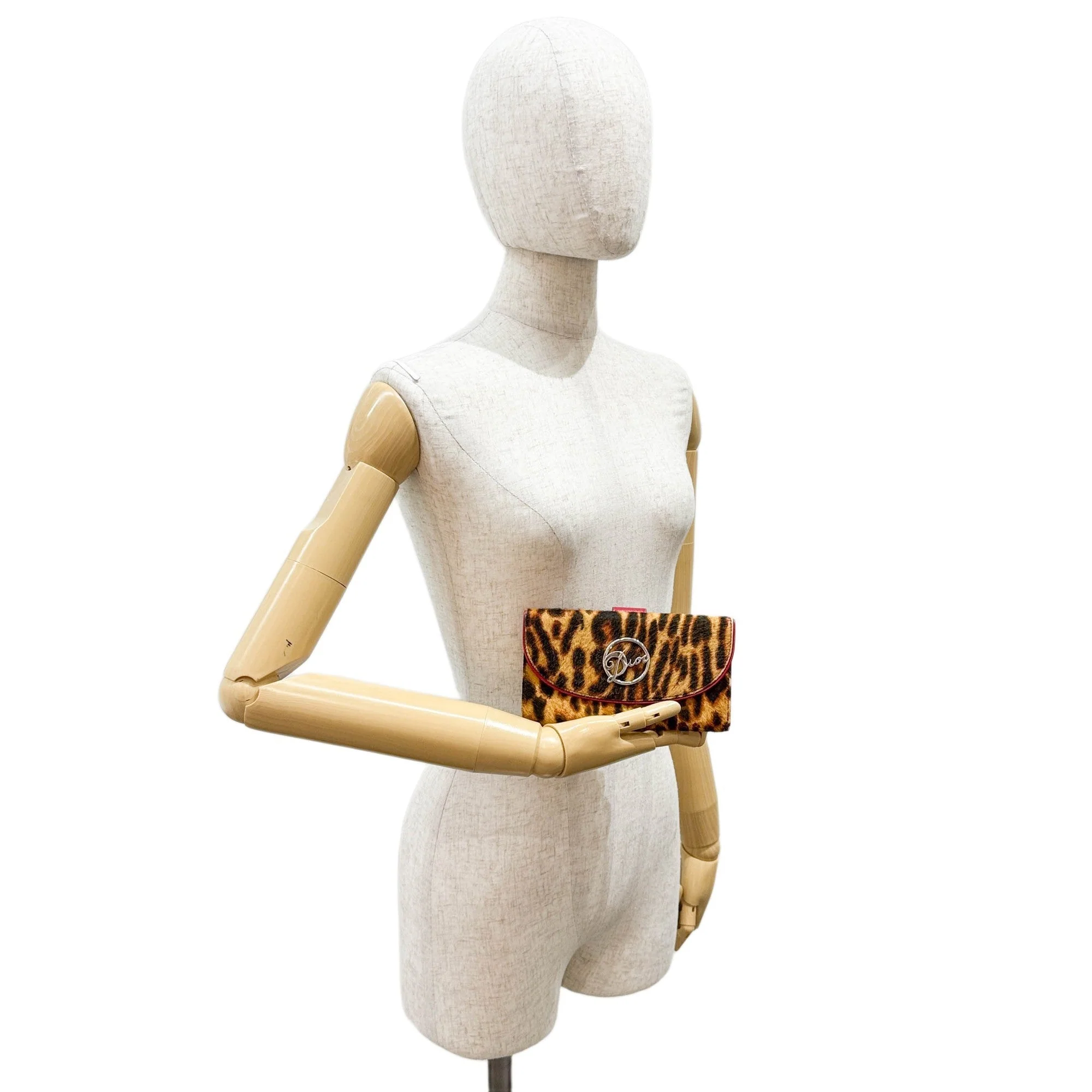 Gambler Brown Leopard Print Pony Hair Wallet - Image 3