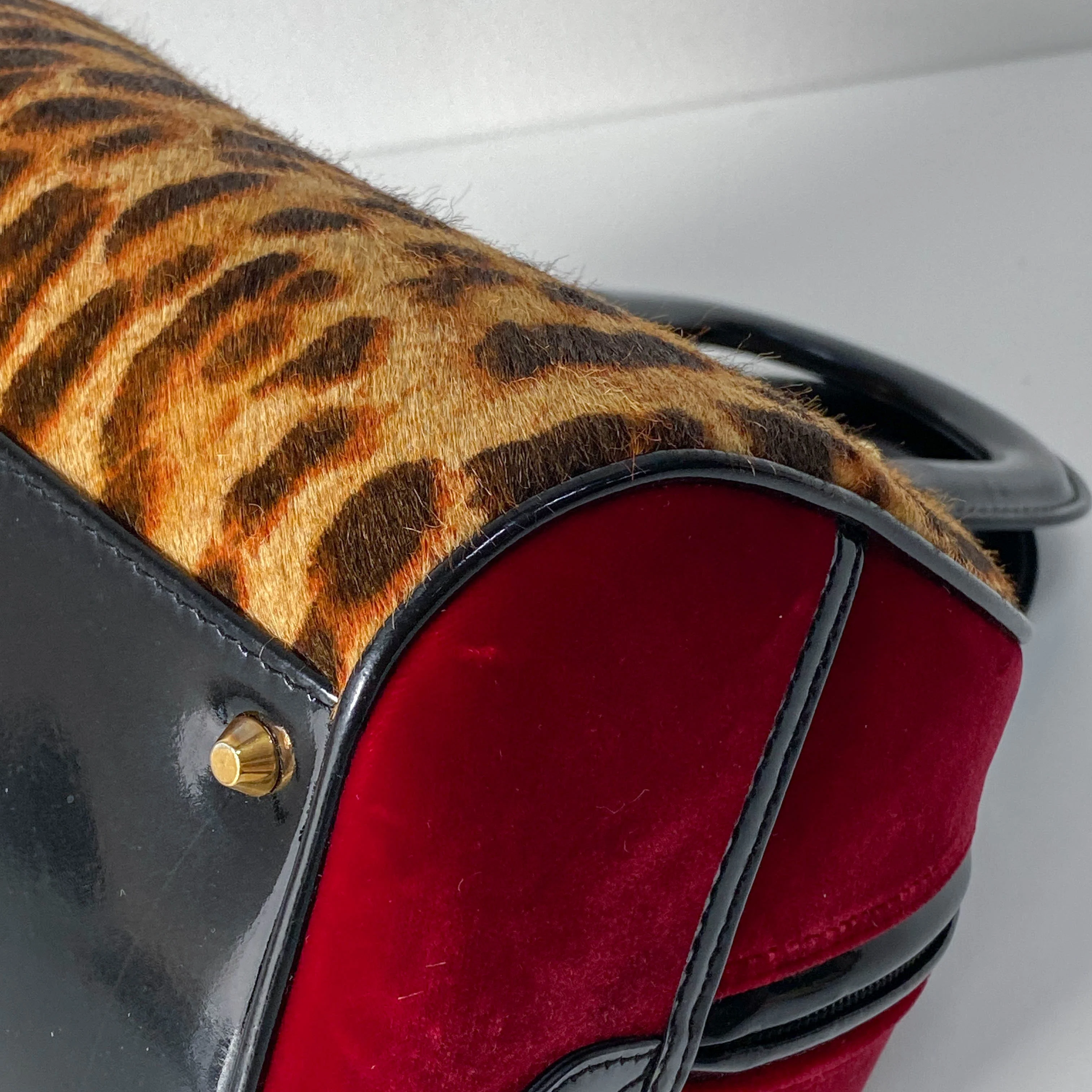 Gambler Dice Leopard Print Handbag - Image 9