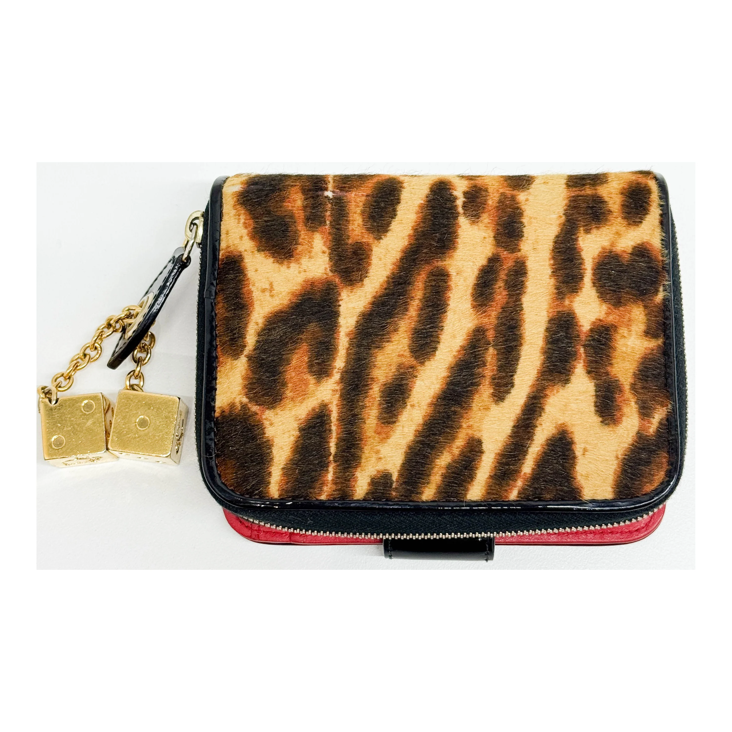 Gambler Dice Leopard Print Wallet - Image 5