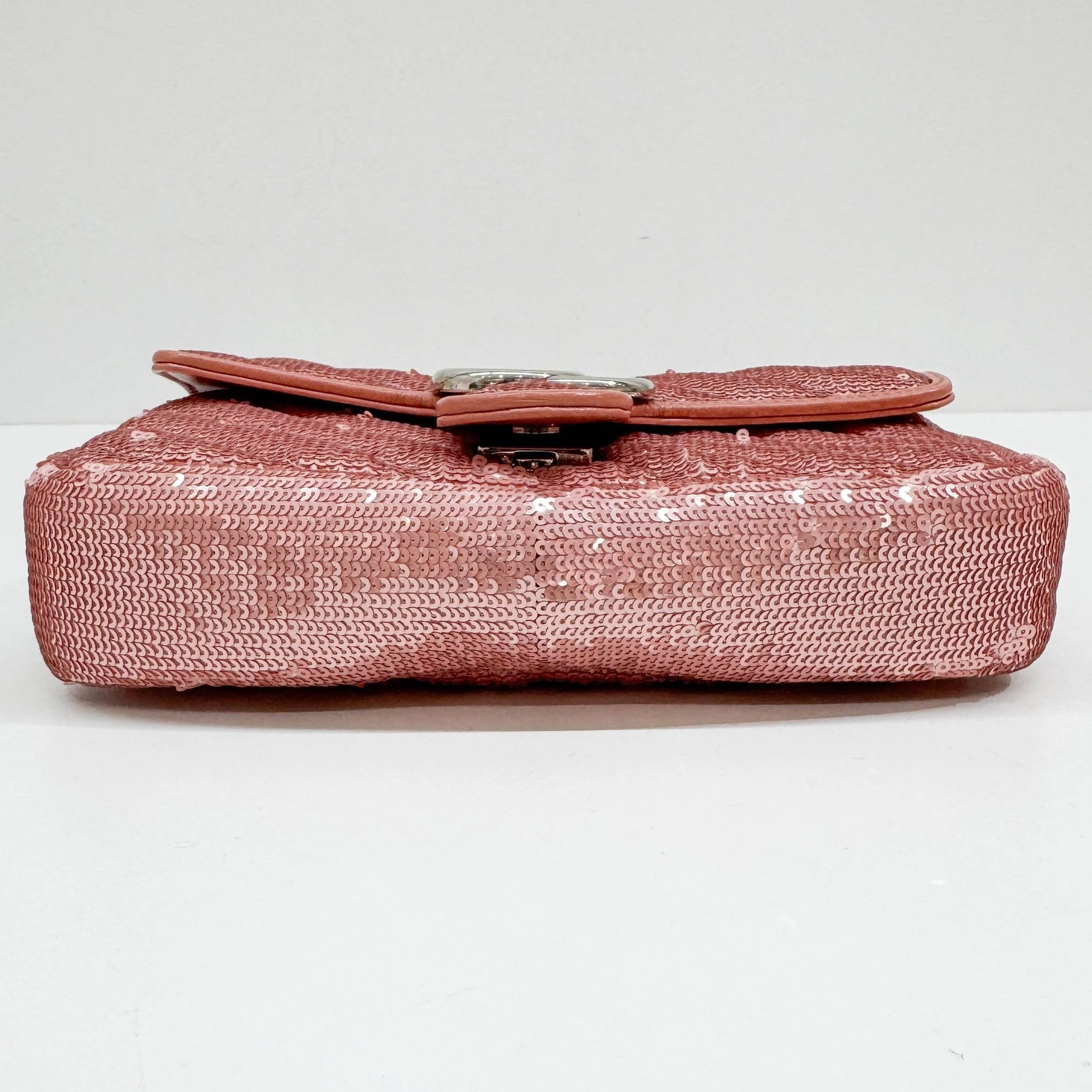 GG Marmont Pink Sequin Shoulder Bag - Image 7