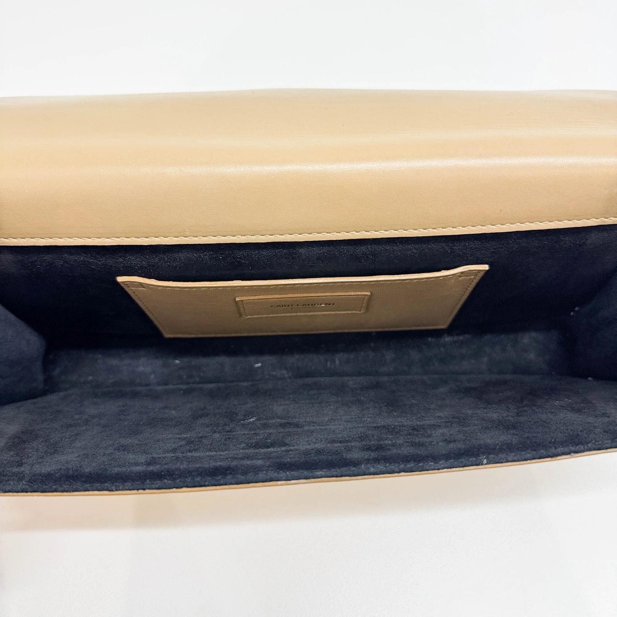 Gold Leather Clutch - Image 17