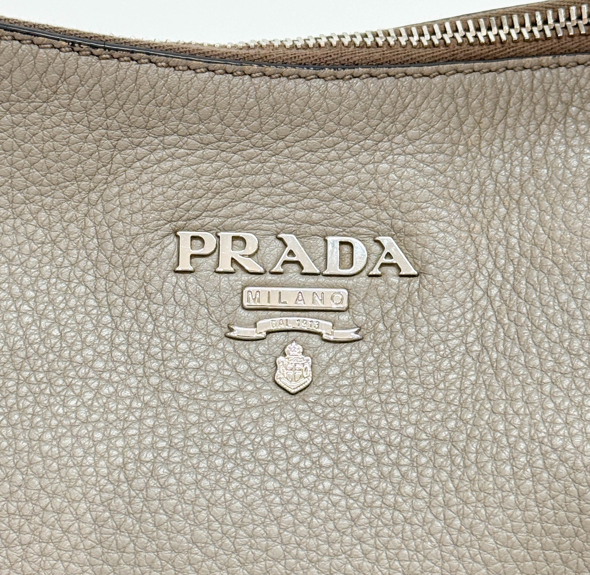 Gray Leather Shoulder Bag - Image 13