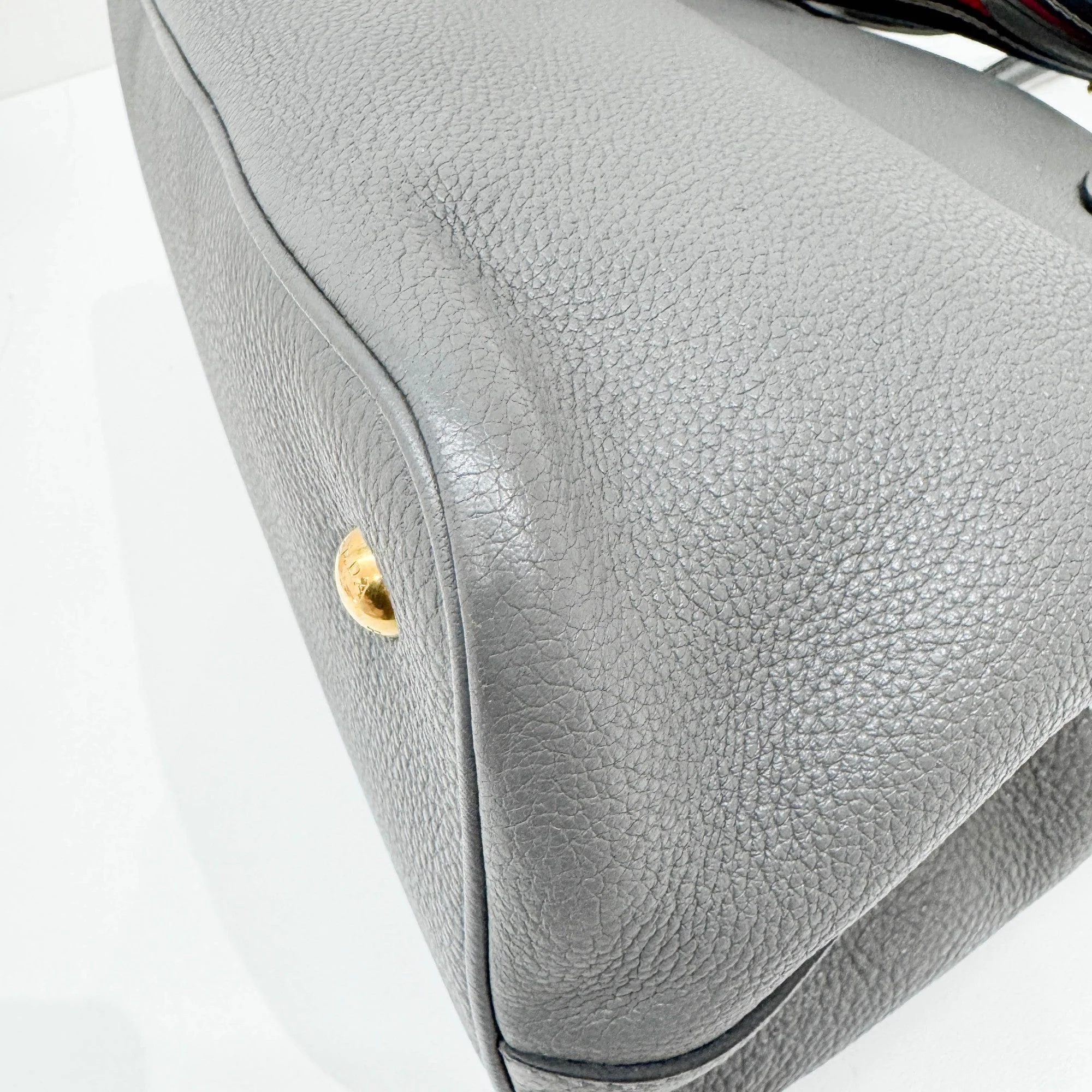 Gray Leather Two Way Bag - Image 17
