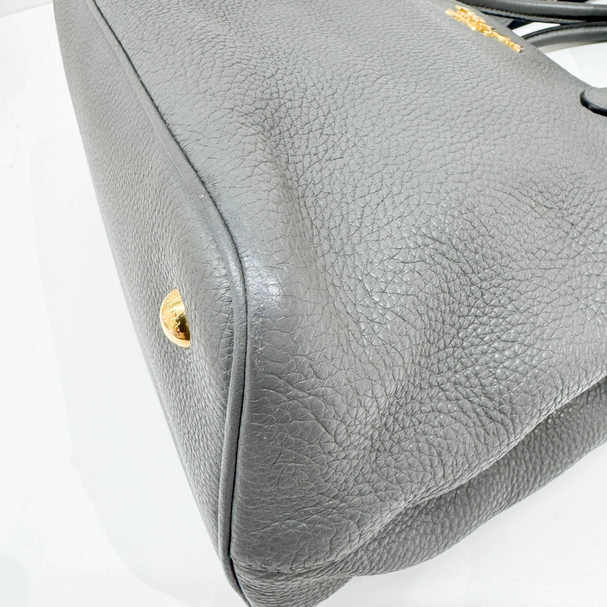 Gray Leather Two Way Bag - Image 19