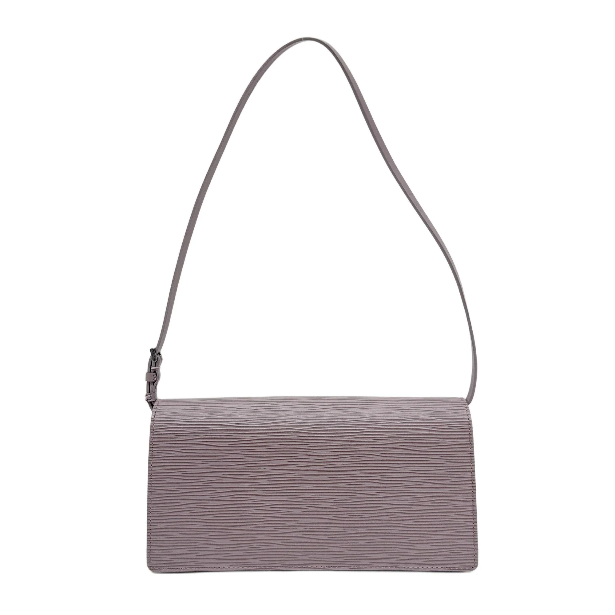 Honfleur Ash Violet Epi Leather Shoulder Bag - Image 2