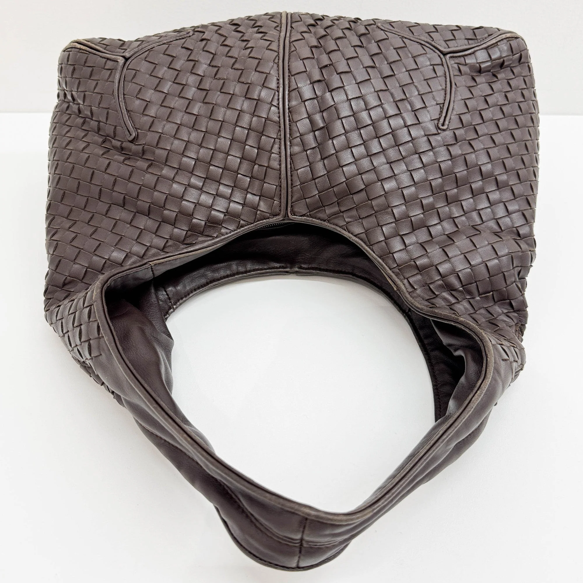 Hop Brown Leather Shoulder Bag - Image 6