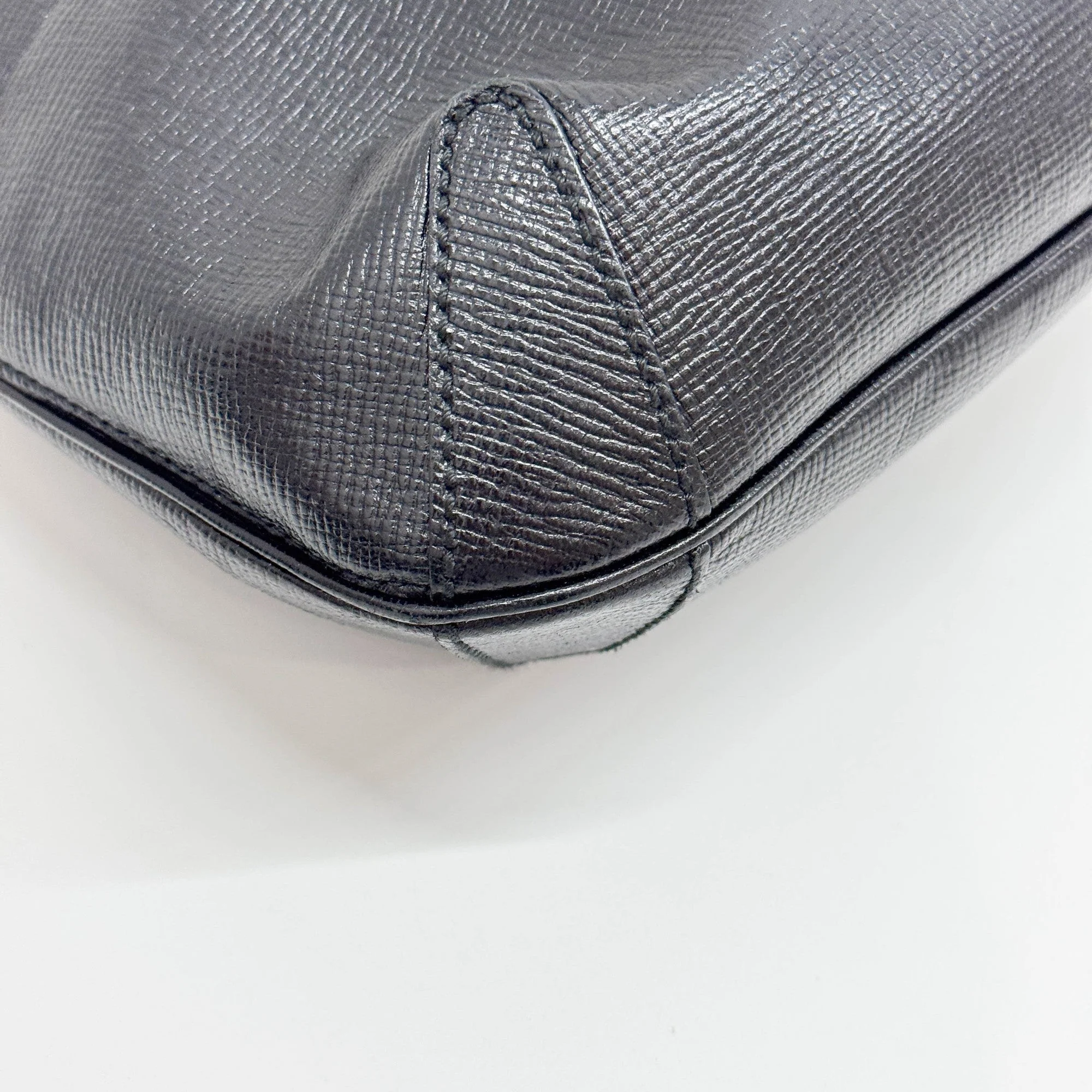 Horsebit Black Leather Shoulder Bag - Image 10