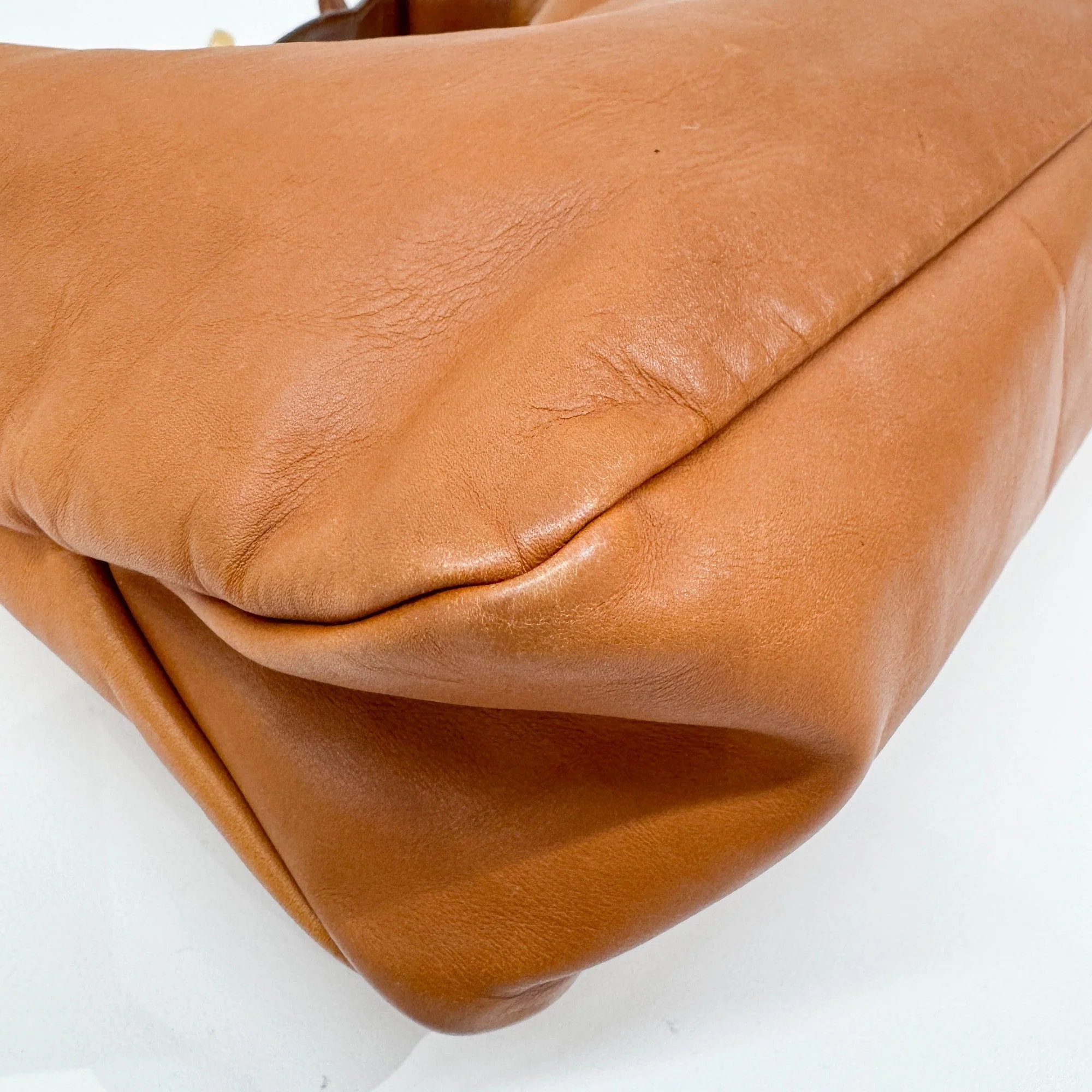 Horsebit Brown Leather Shoulder Bag - Image 12