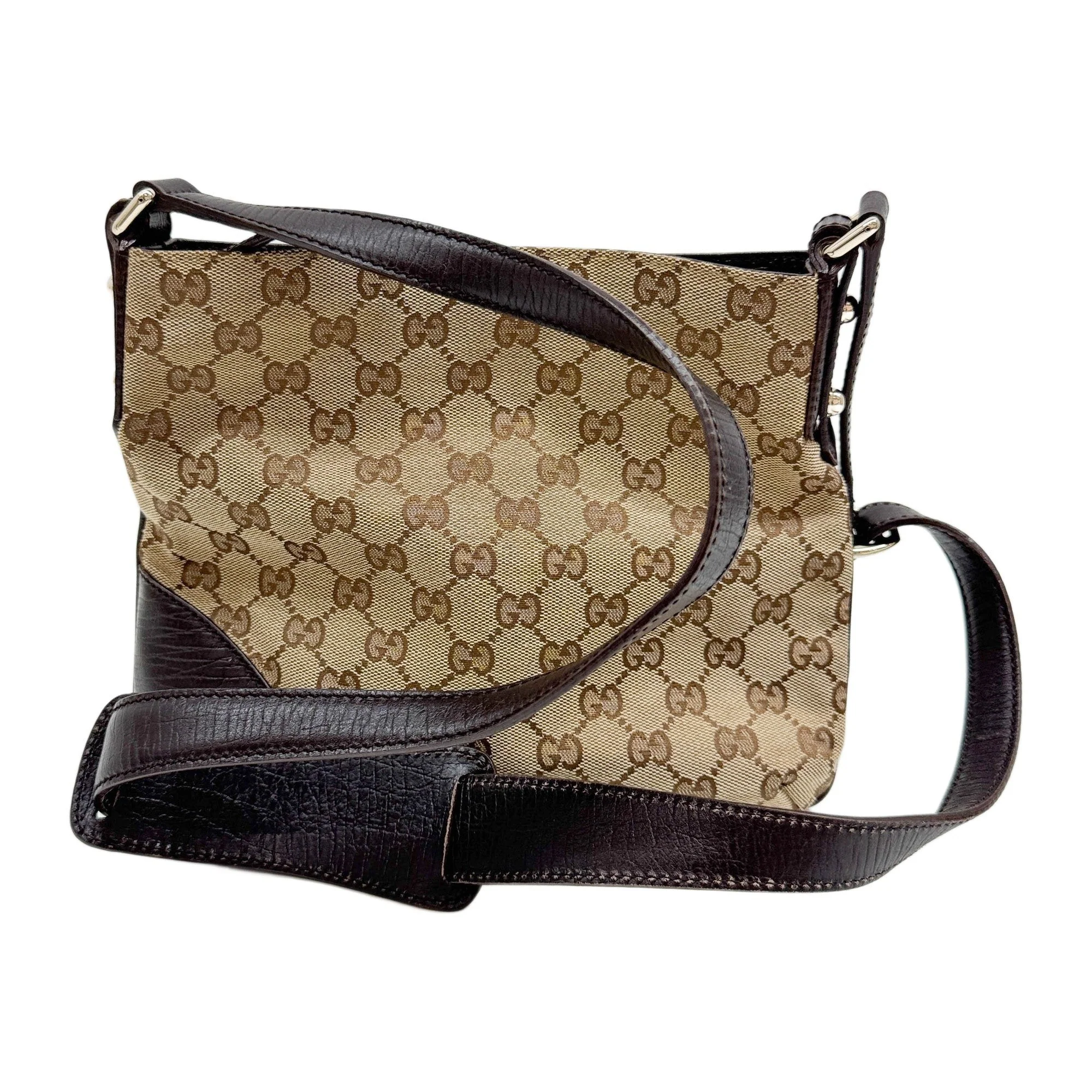 Horsetbit Brown GG Canvas Crossbody - Image 2