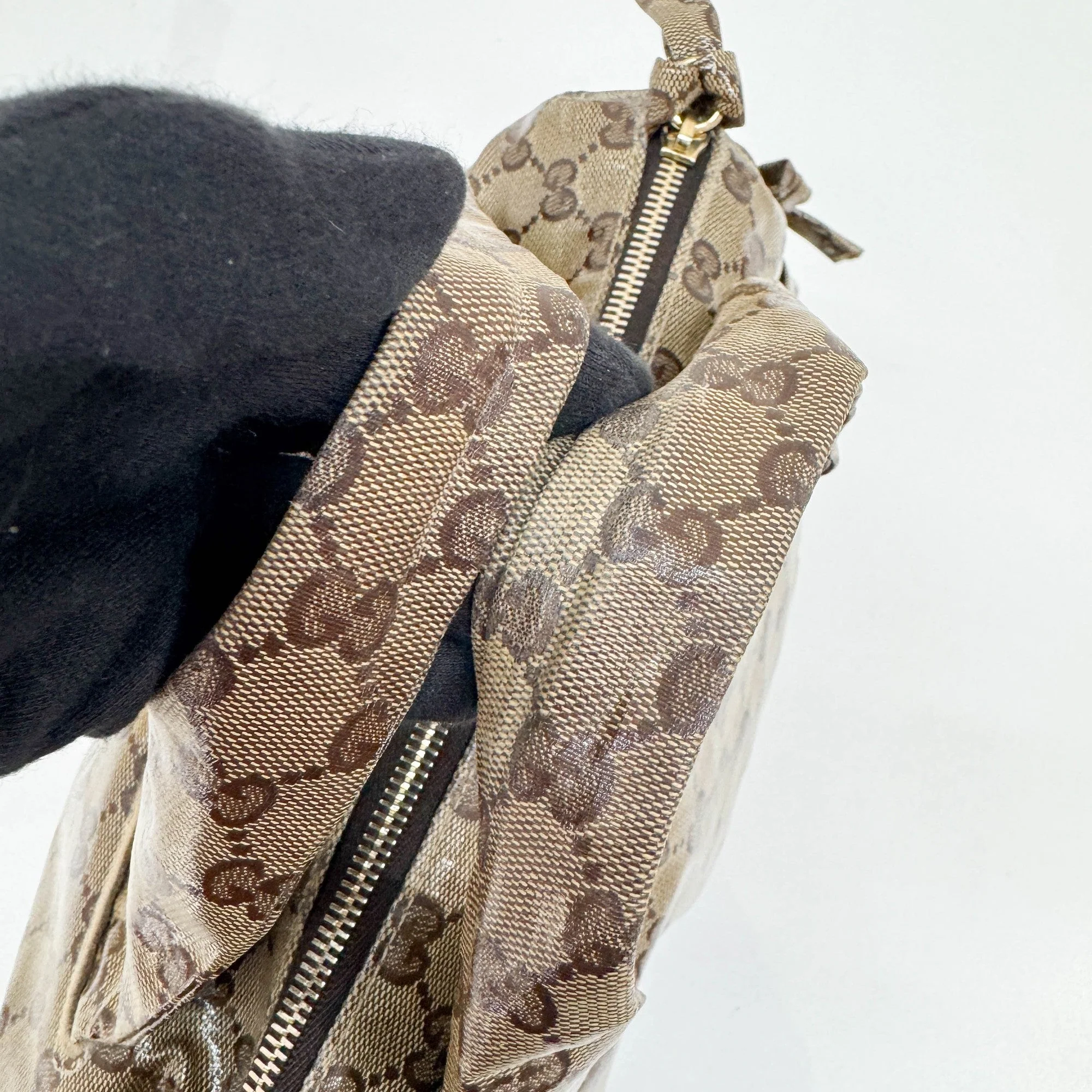 Hysteria Brown GG Canvas Hand Bag - Image 8