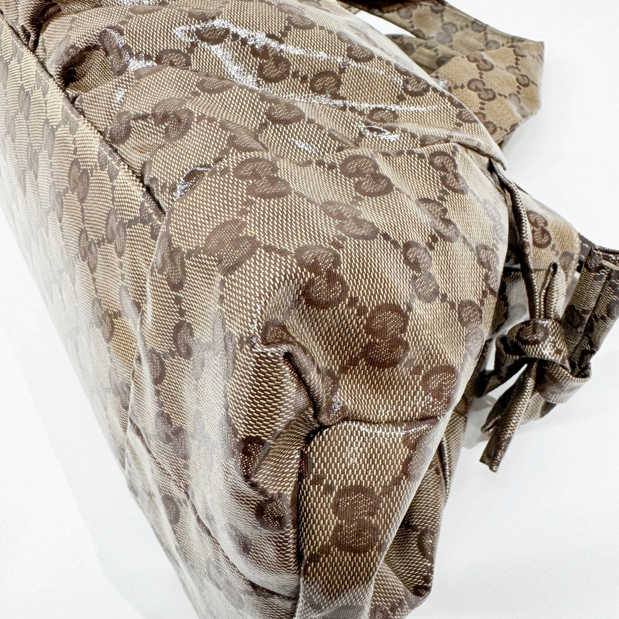 Hysteria Brown GG Canvas Hand Bag - Image 9