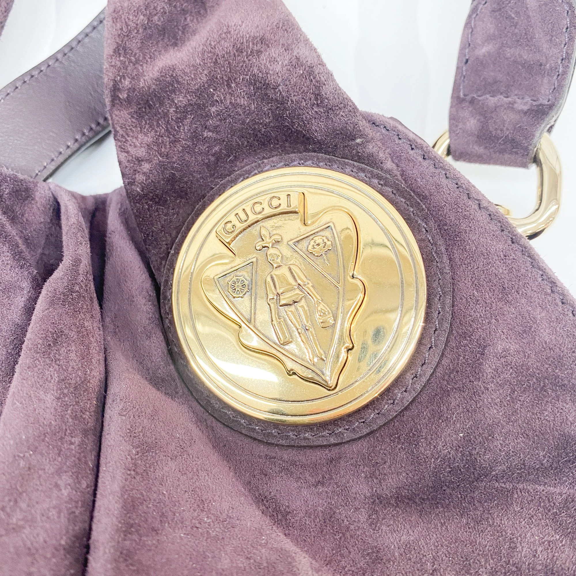 Hysteria Purple Suede Two Way Bag - Image 14