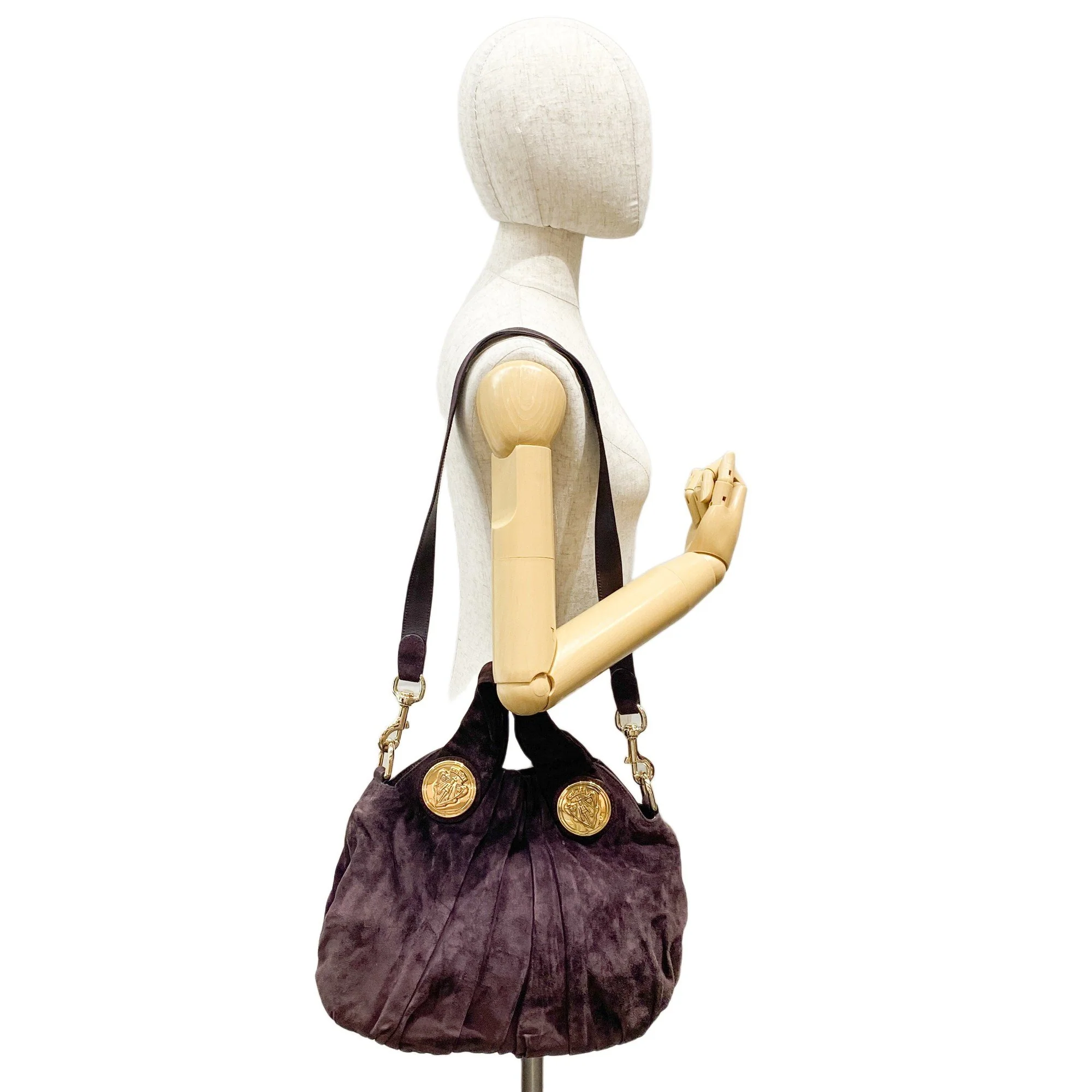 Hysteria Purple Suede Two Way Bag - Image 3
