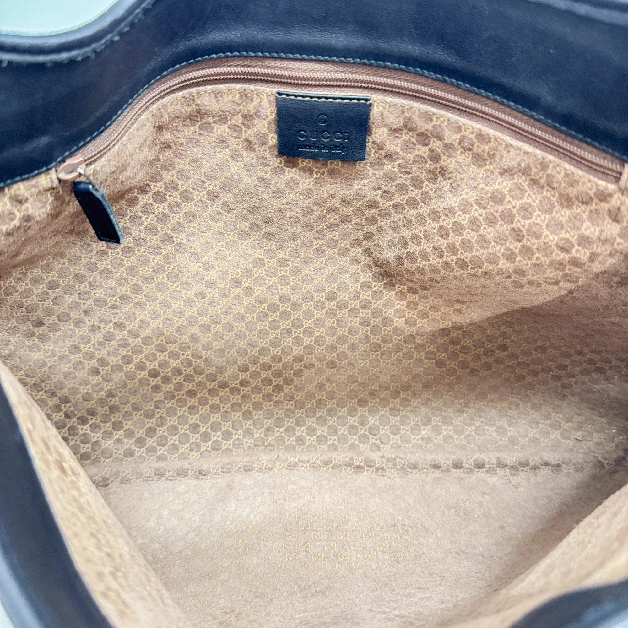 Jackie Black Leather Shoulder Bag - Image 13