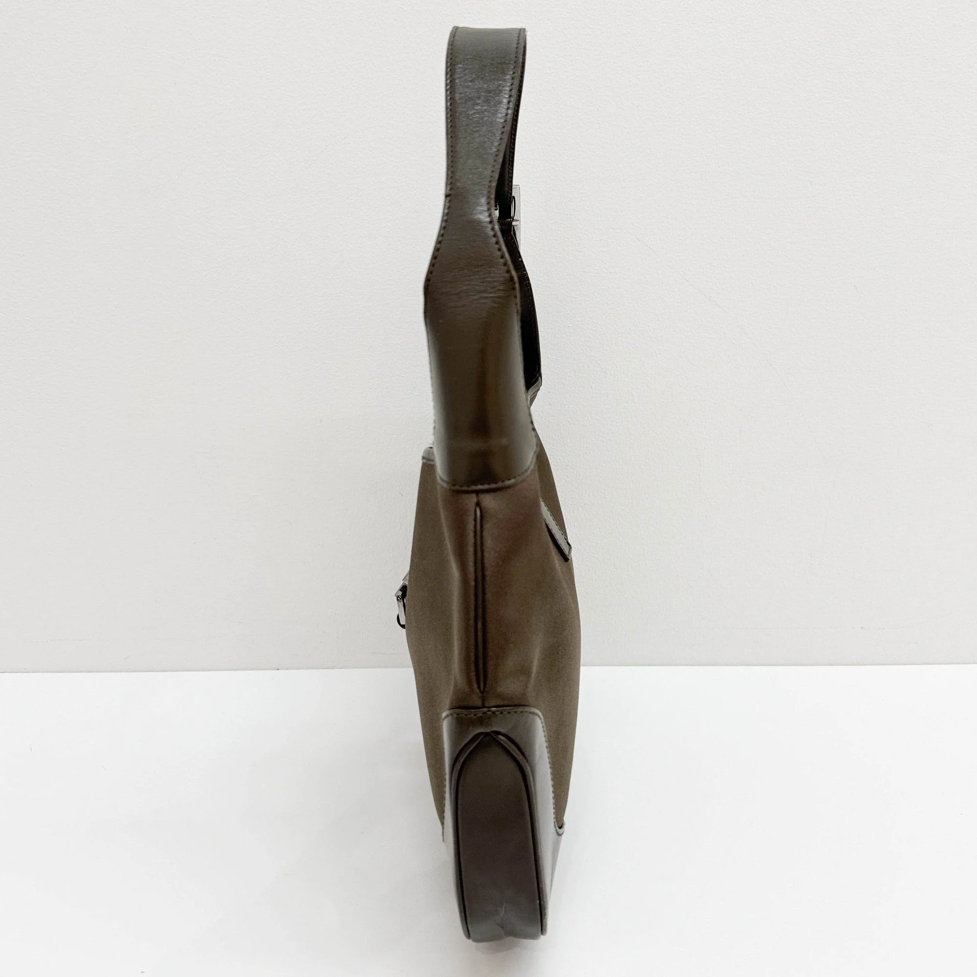 Jackie Brown Clay Satin Shoulder Bag - Image 4