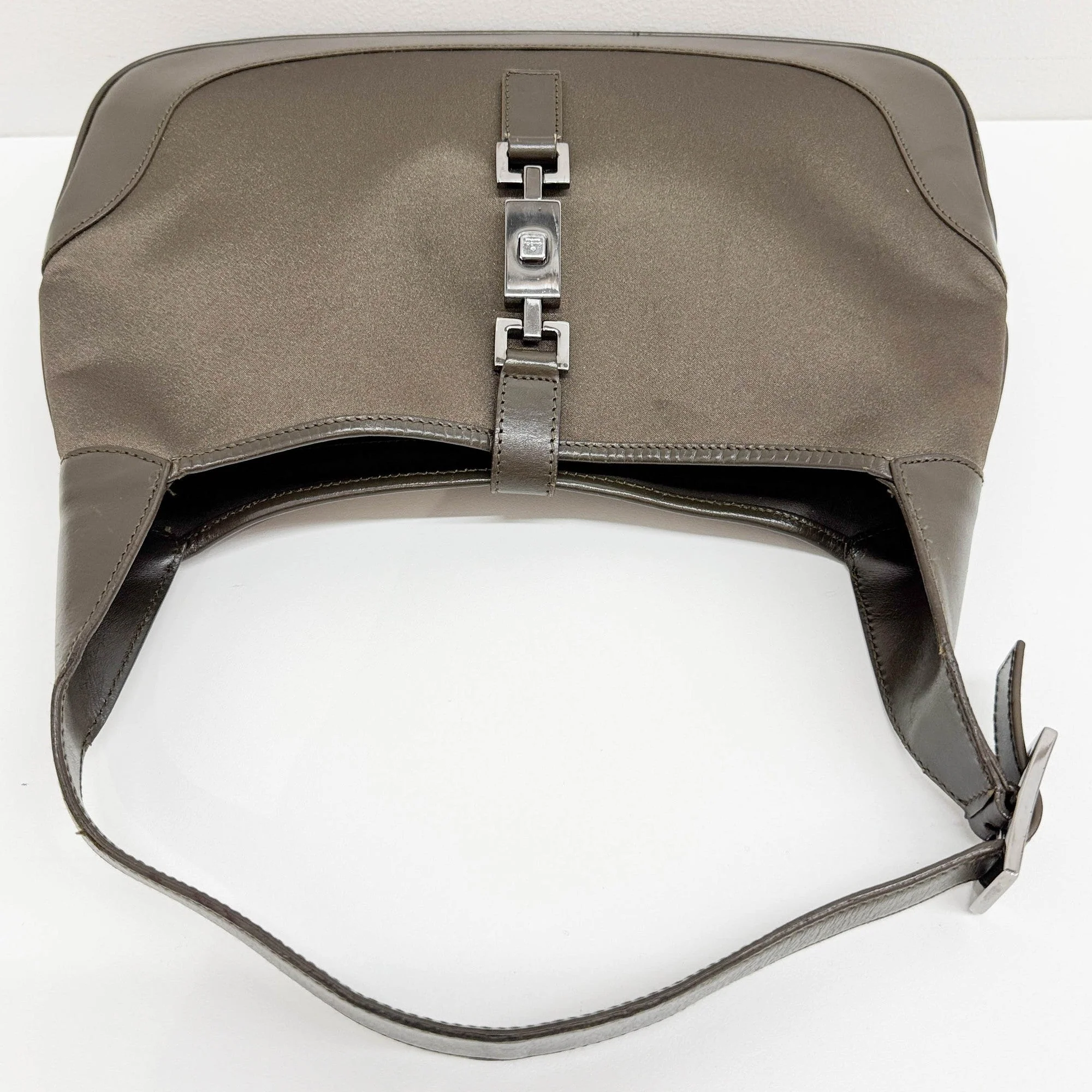 Jackie Brown Clay Satin Shoulder Bag - Image 5