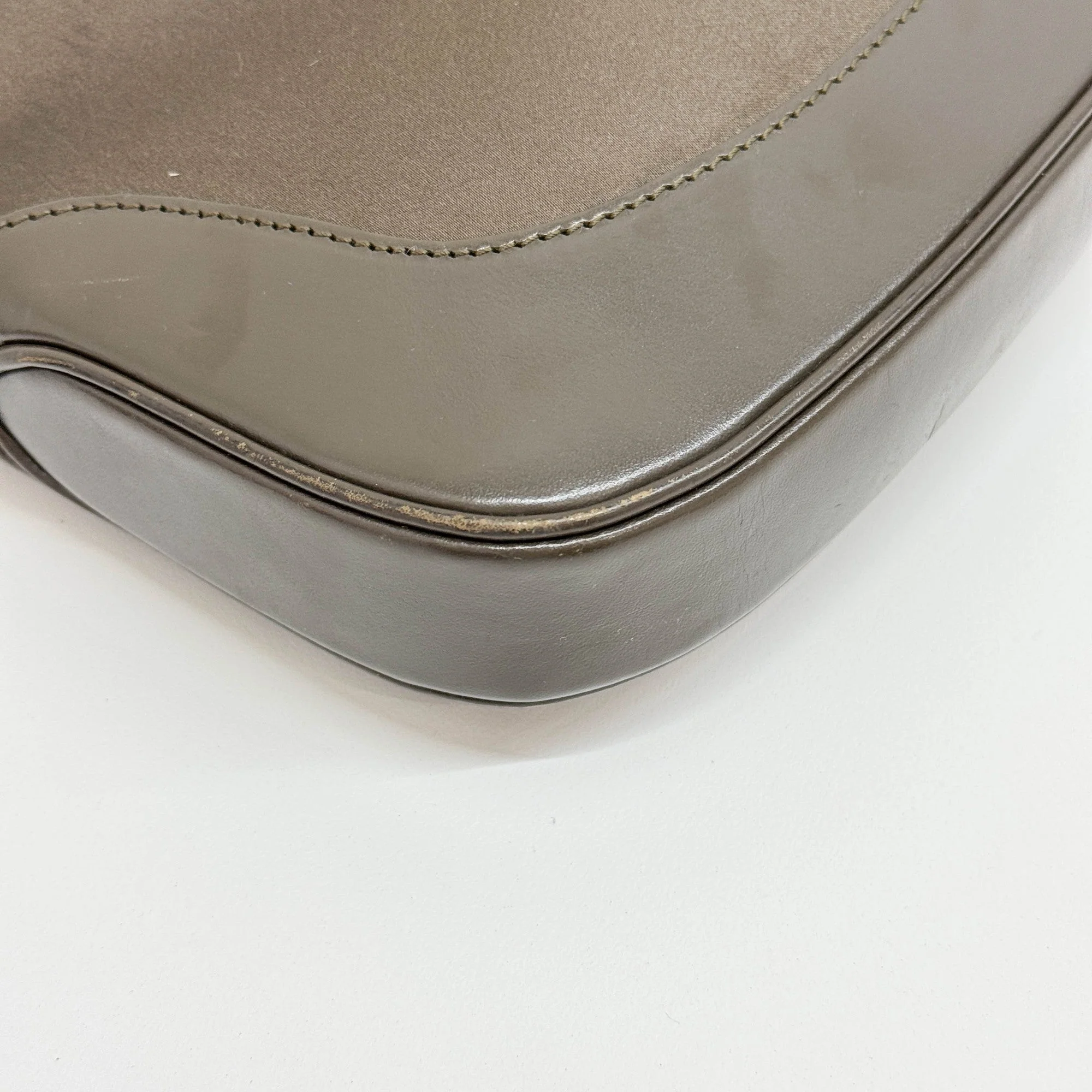 Jackie Brown Clay Satin Shoulder Bag - Image 7