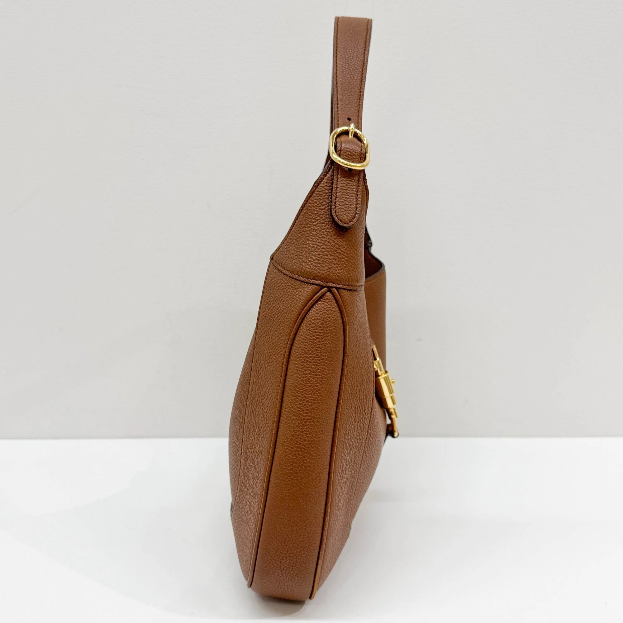 Jackie 1961 Brown Leather Shoulder Bag - Image 6