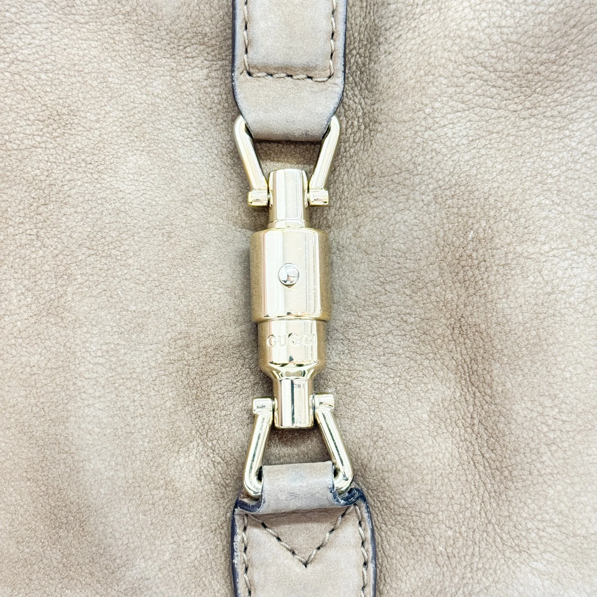Jackie 1961 Brown Suede Shoulder Bag - Image 13