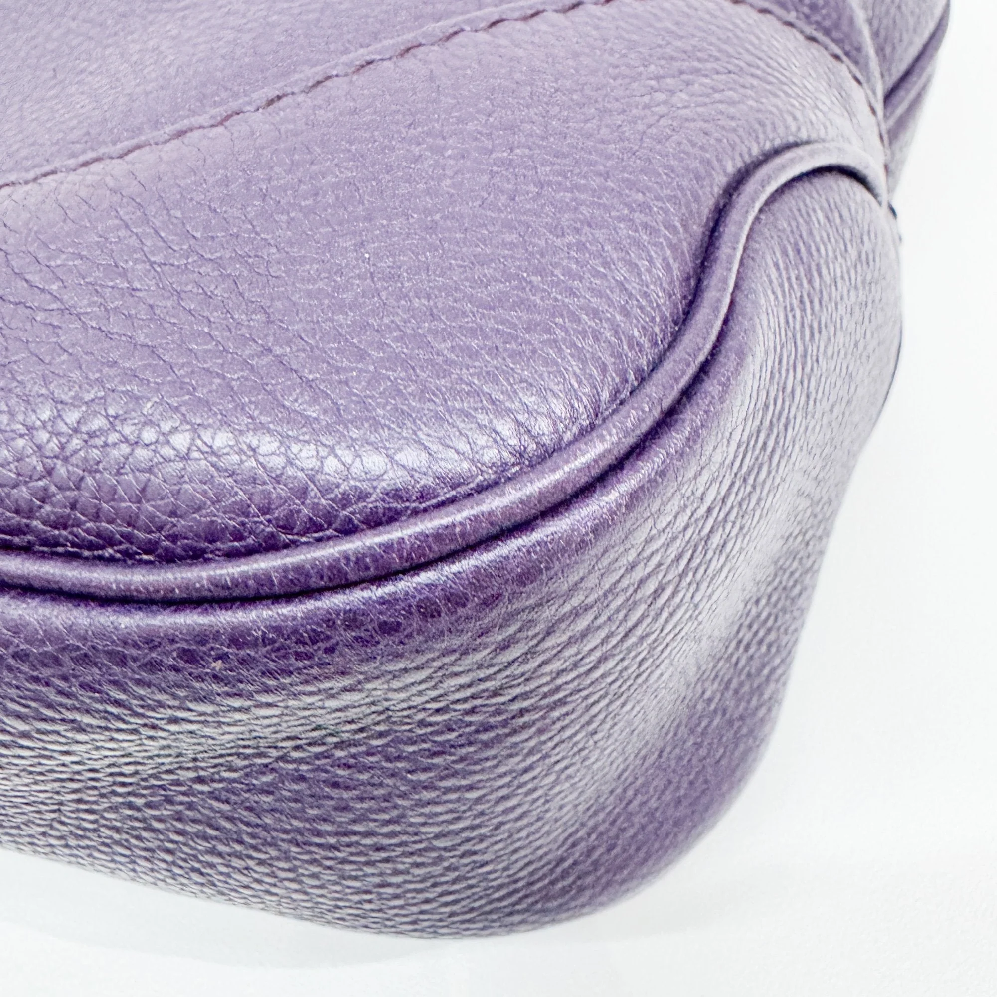 Jackie 1961 Purple Leather Two Way Bag - Image 14