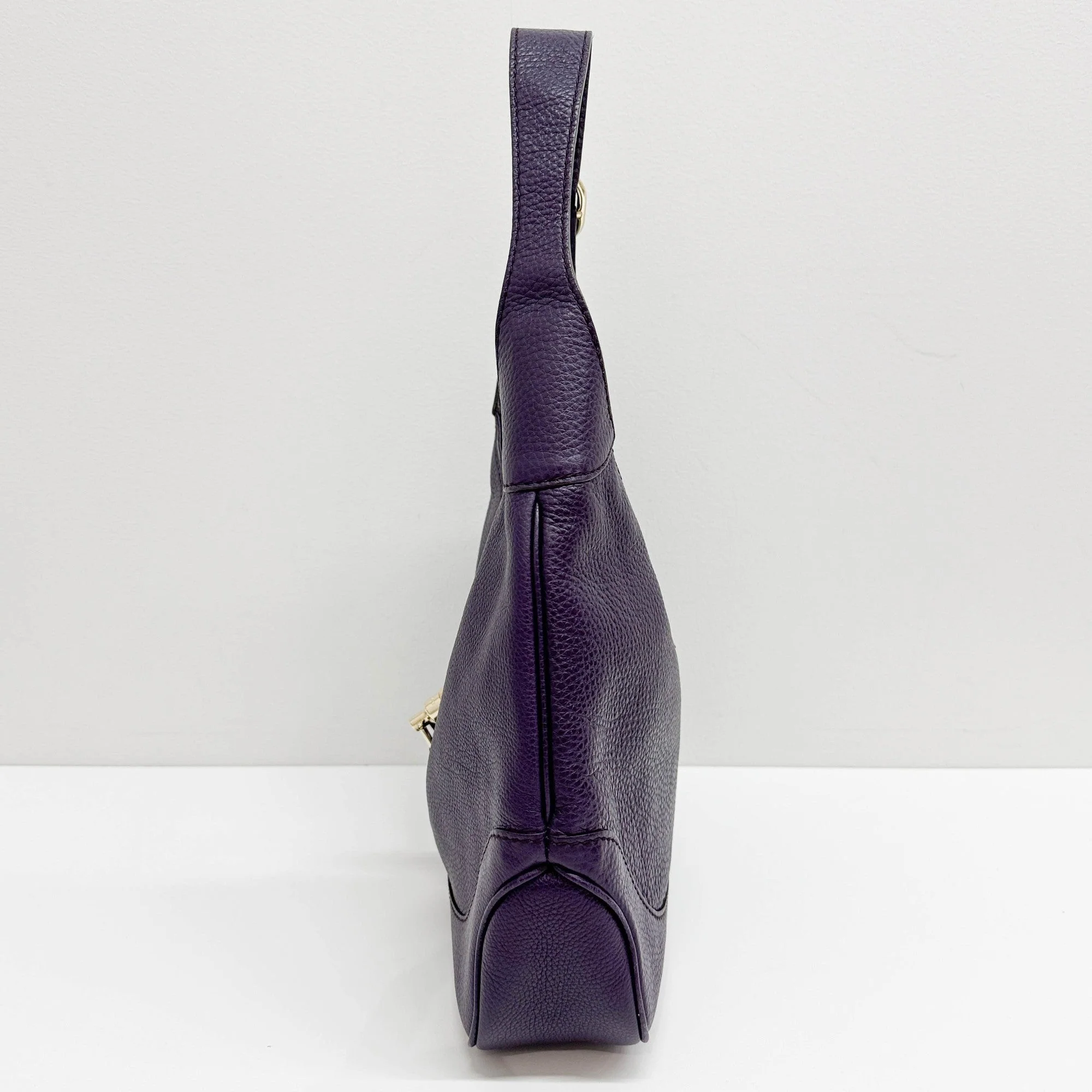 Jackie 1961 Purple Leather Two Way Bag - Image 6