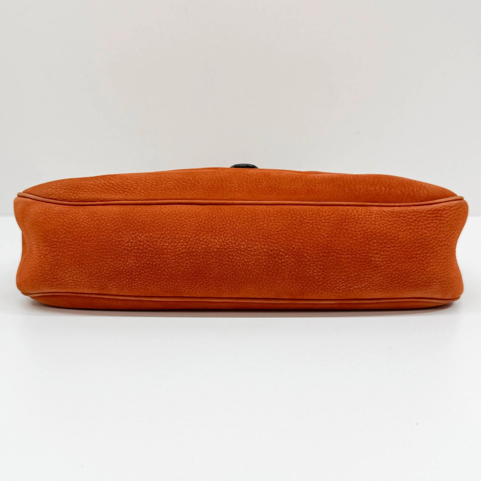 Jackie 1961 Tangerine Leather Two Way Bag - Image 8