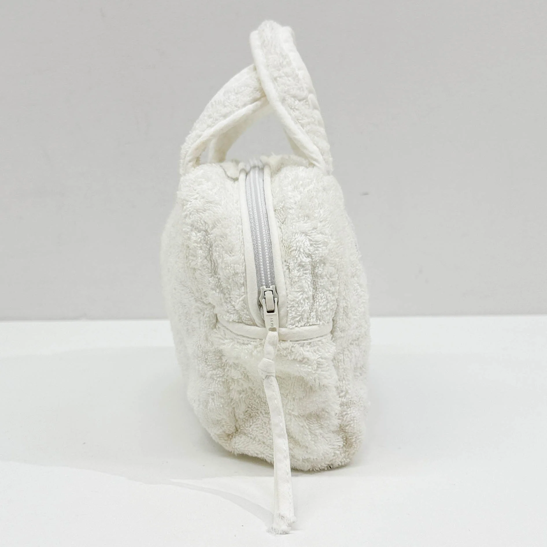 J'Adore Dior Terry Towel White Cloth Hand Bag - Image 5