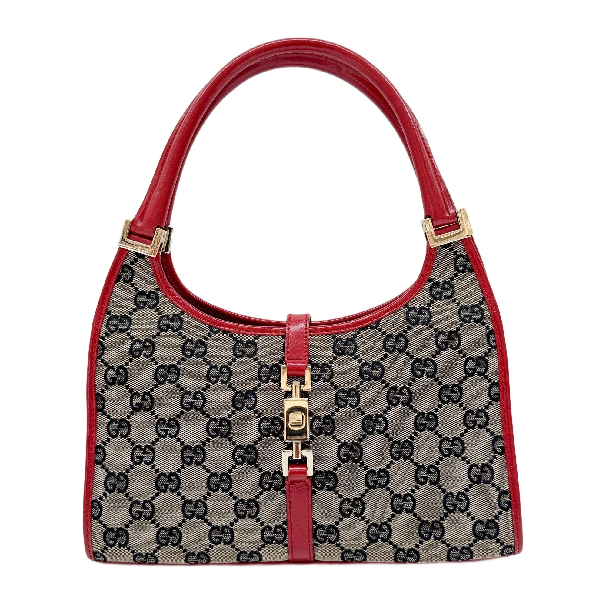 Joy Bardot Brown GG Canvas Shoulder Bag