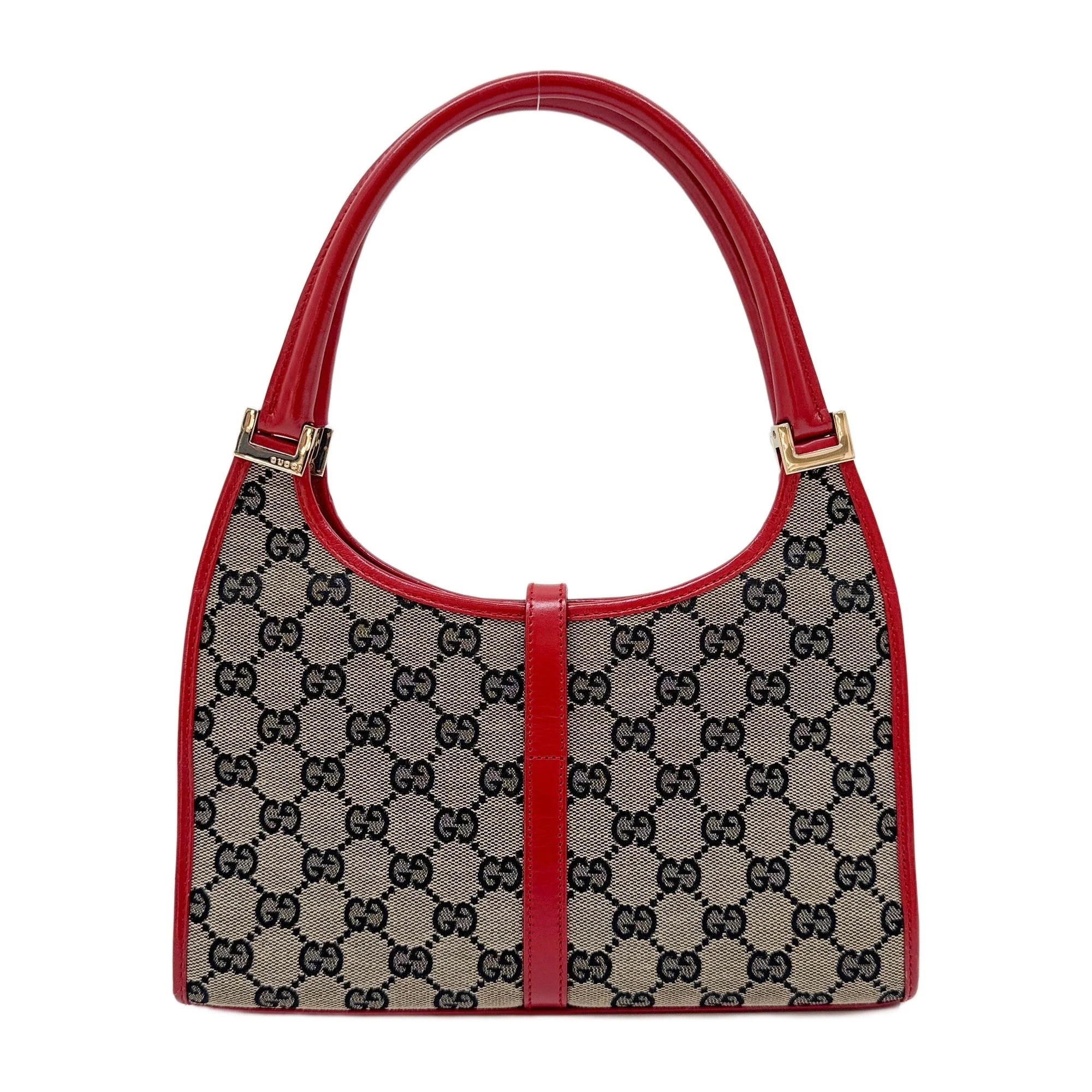 Joy Bardot Brown GG Canvas Shoulder Bag - Image 2