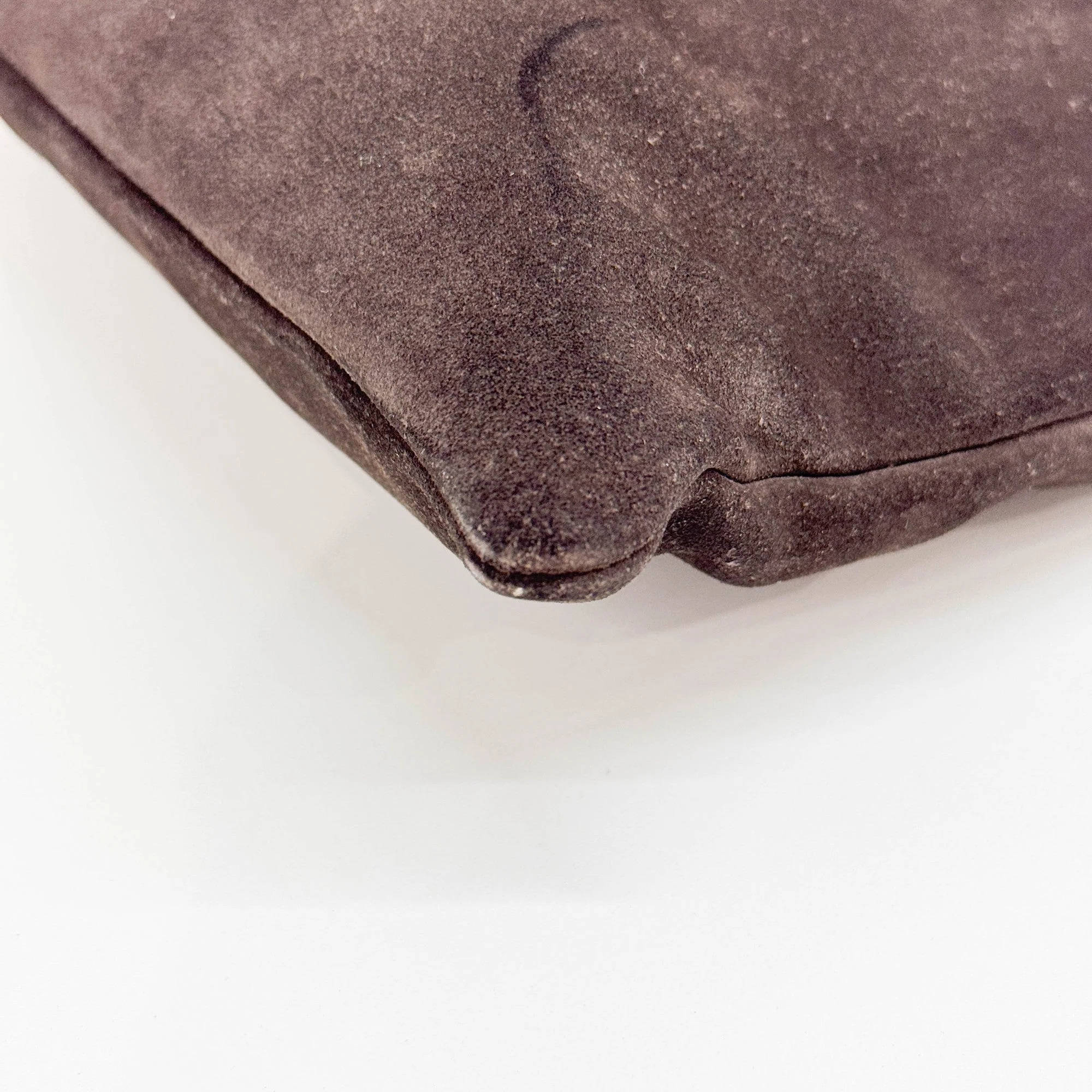 Kahala Brown Suede Tote Bag - Image 10