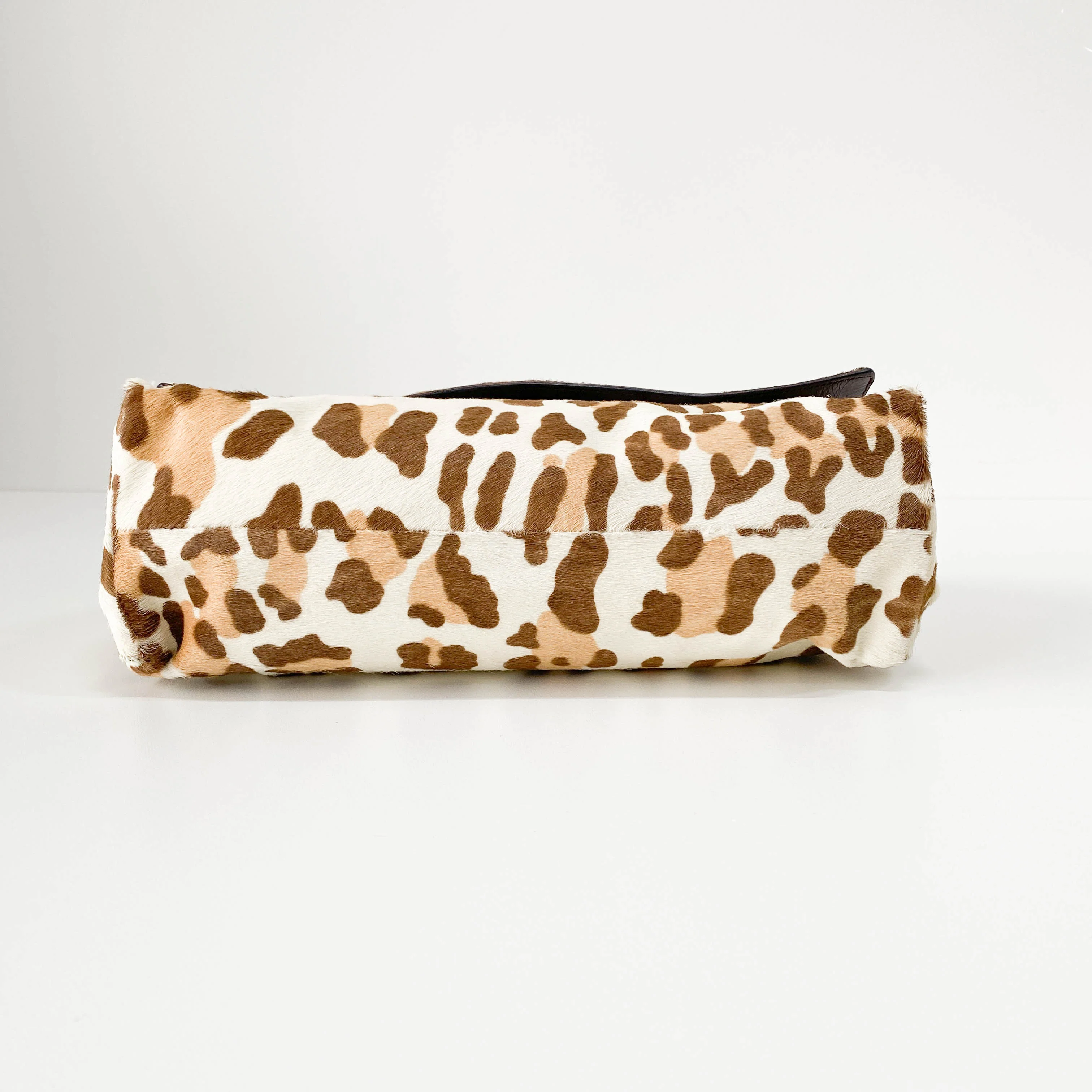 Leopard Print Pony Hair Chain Shoulder Bag - Image 7
