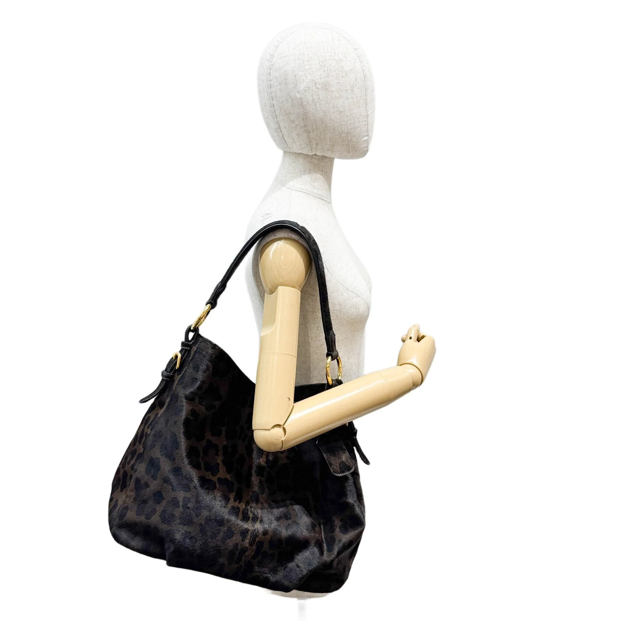 Leopard Print Shoulder Bag - Image 3