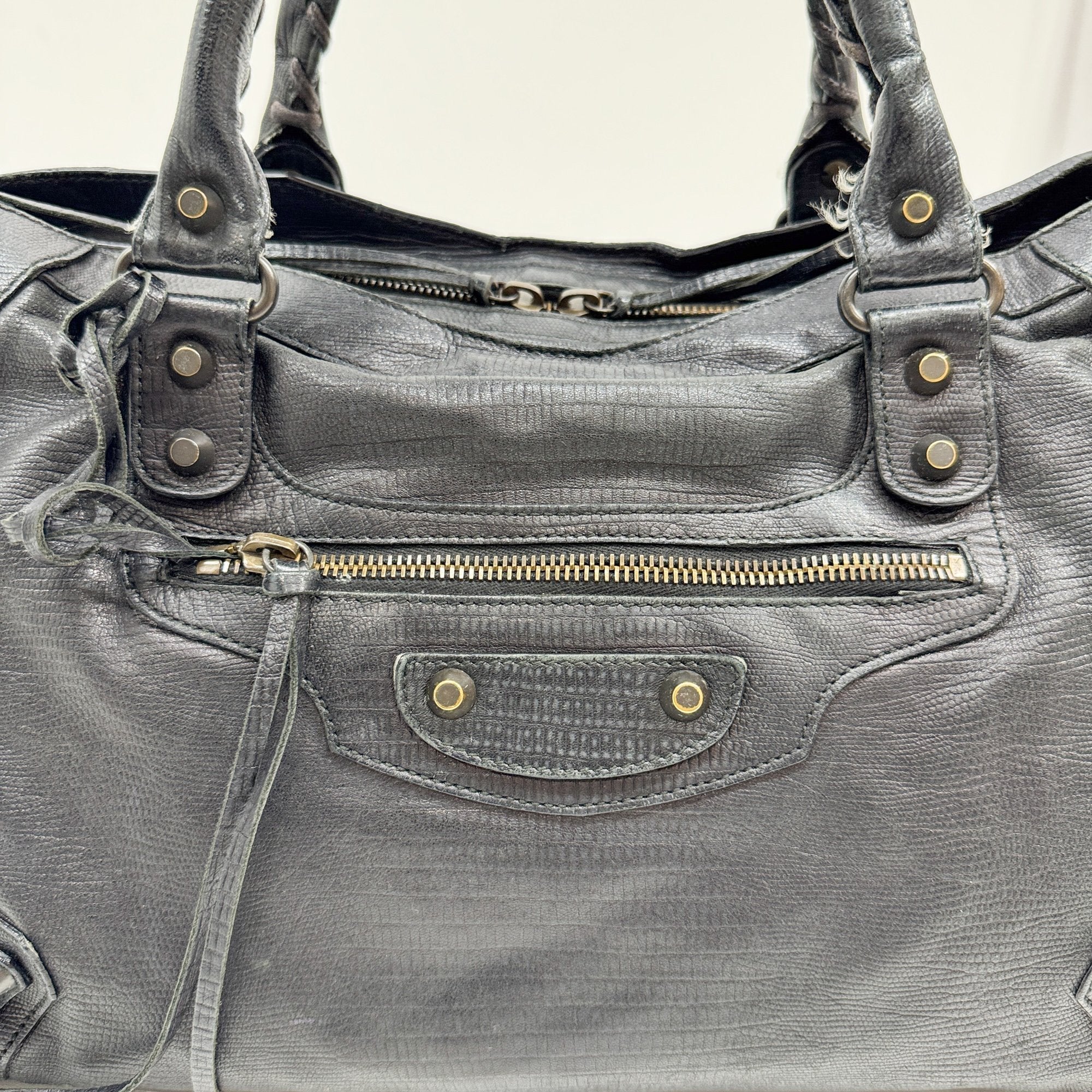 Limited Edition 10 Year Anniversary The City Black Leather Two Way Bag - Image 14