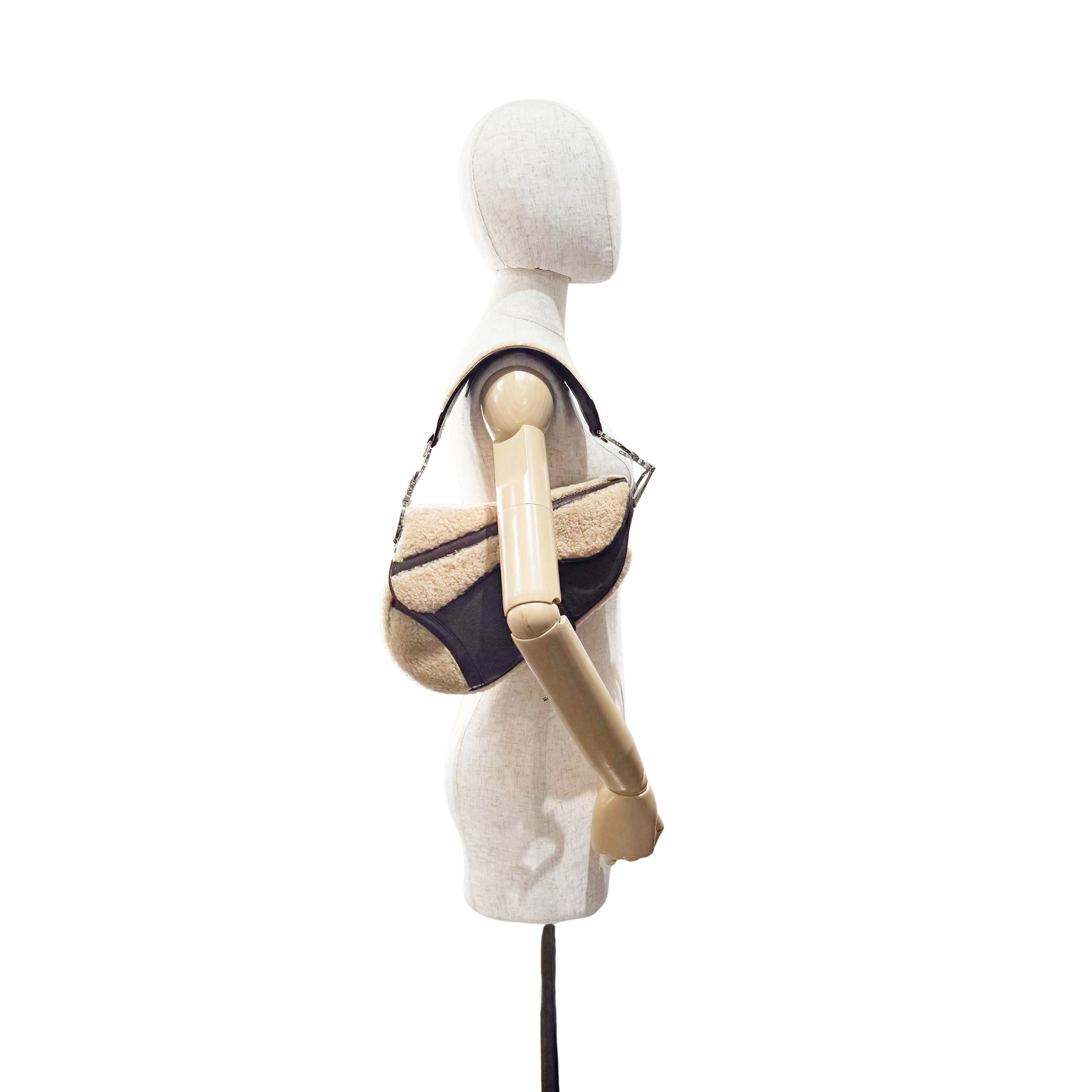 Limited Edition Brown Sheepskin Saddle Bag - Image 3