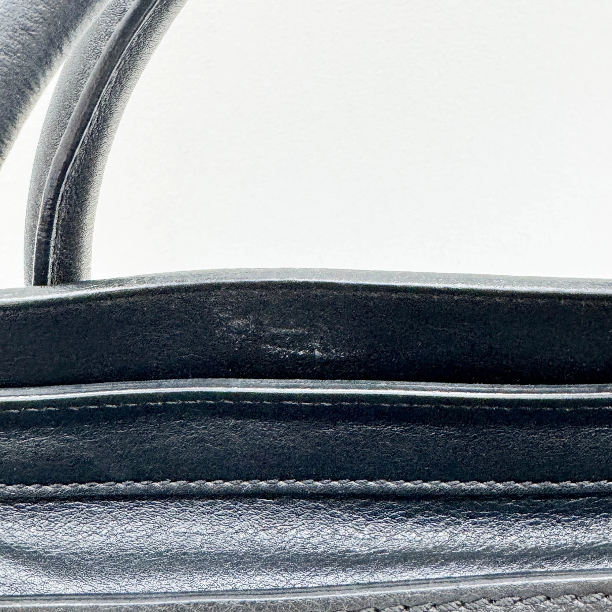 Luggage Phantom Black Trim Navy Blue Denim Hand Bag - Image 14