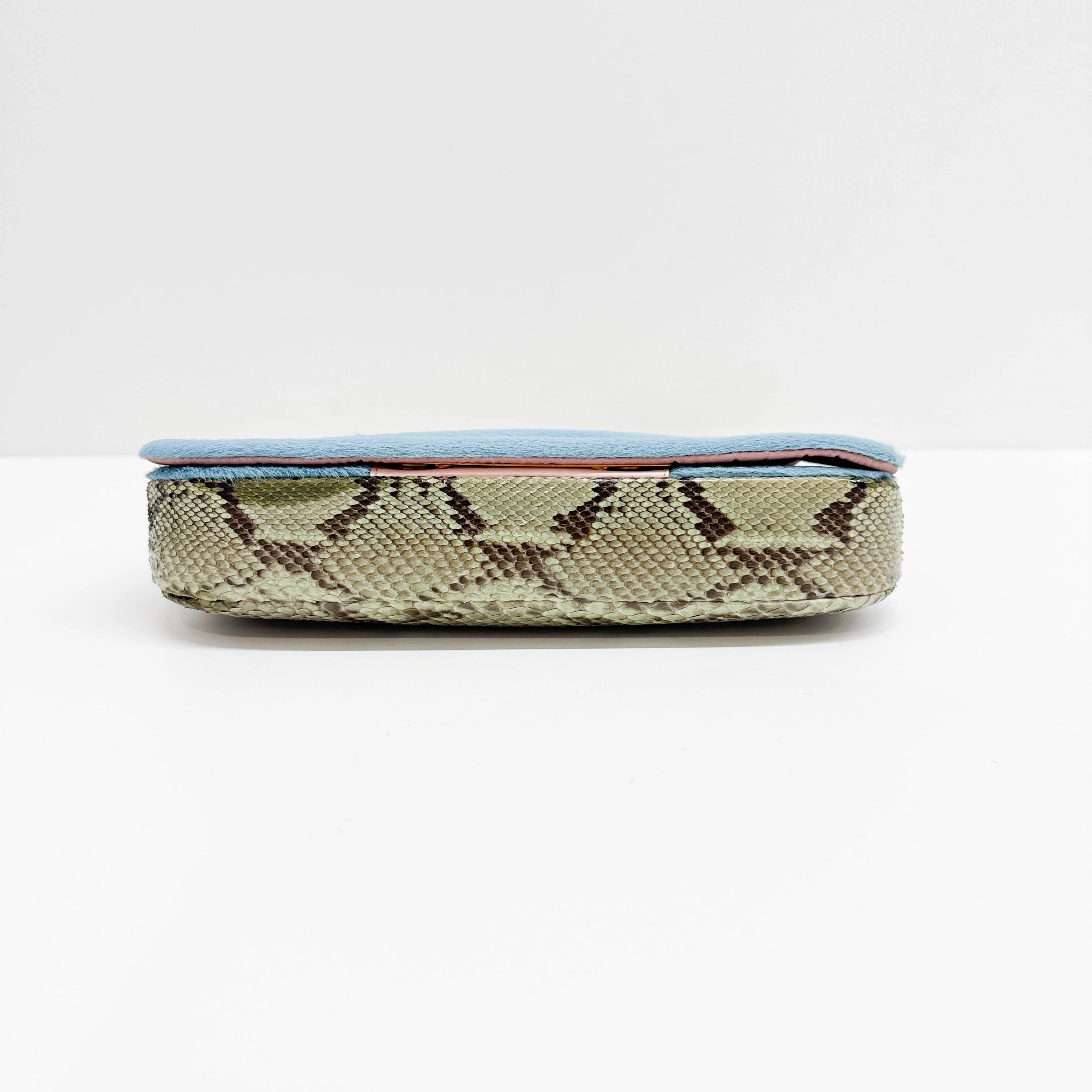 Malice Pearl Blue Pony Hair Shoulder Bag - Image 6