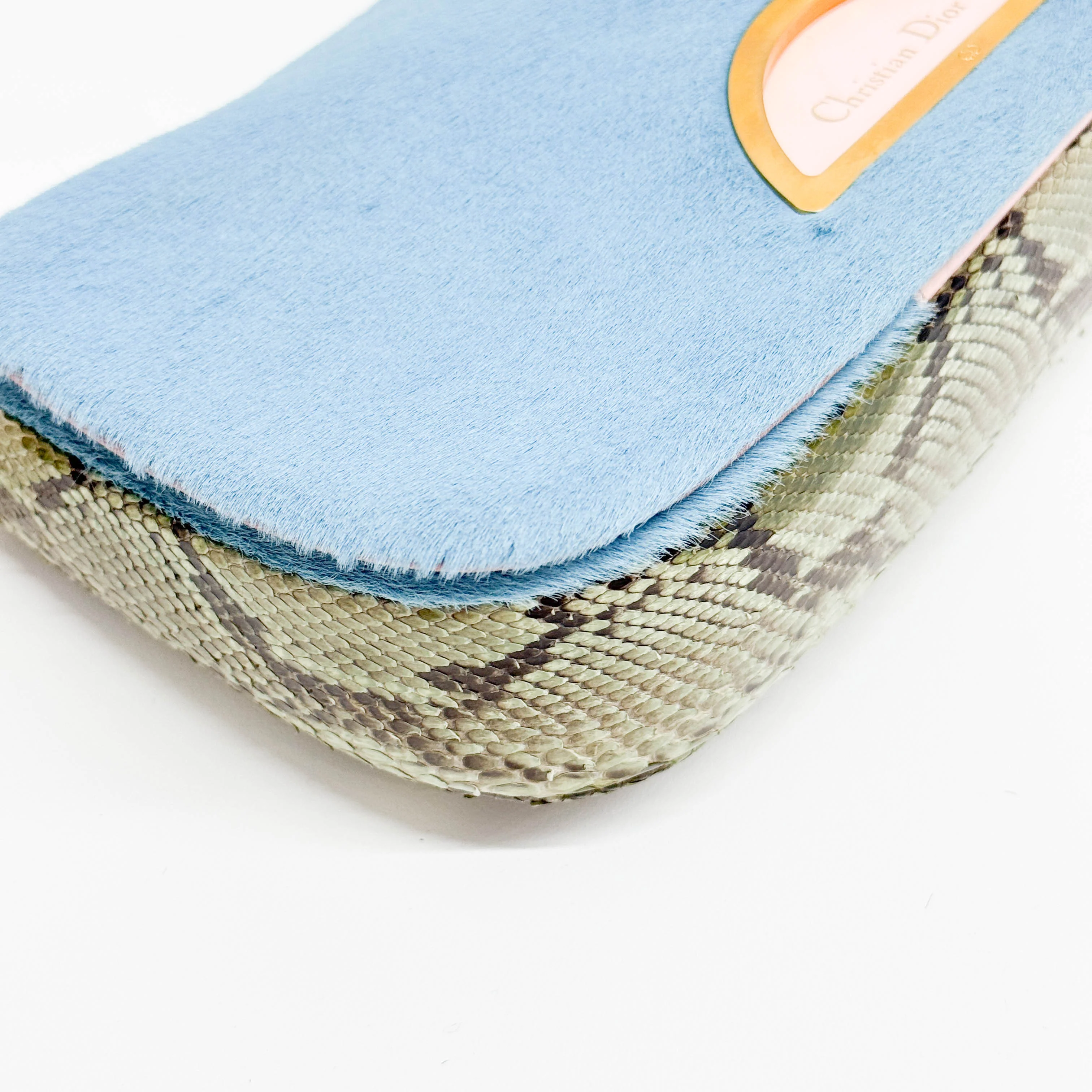 Malice Pearl Blue Pony Hair Shoulder Bag - Image 7