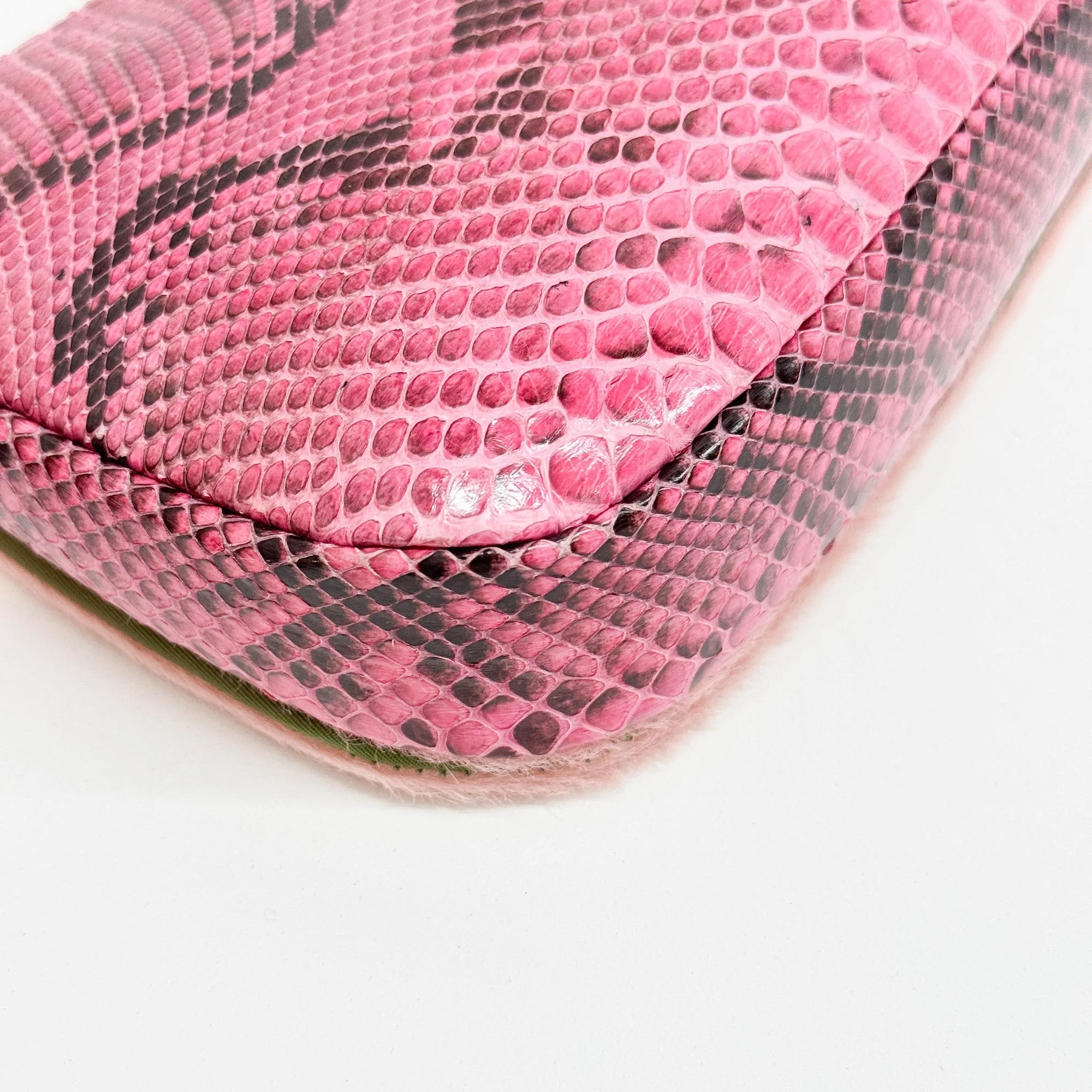 Malice Pearl Pink Pony Hair Shoulder Bag - Image 11